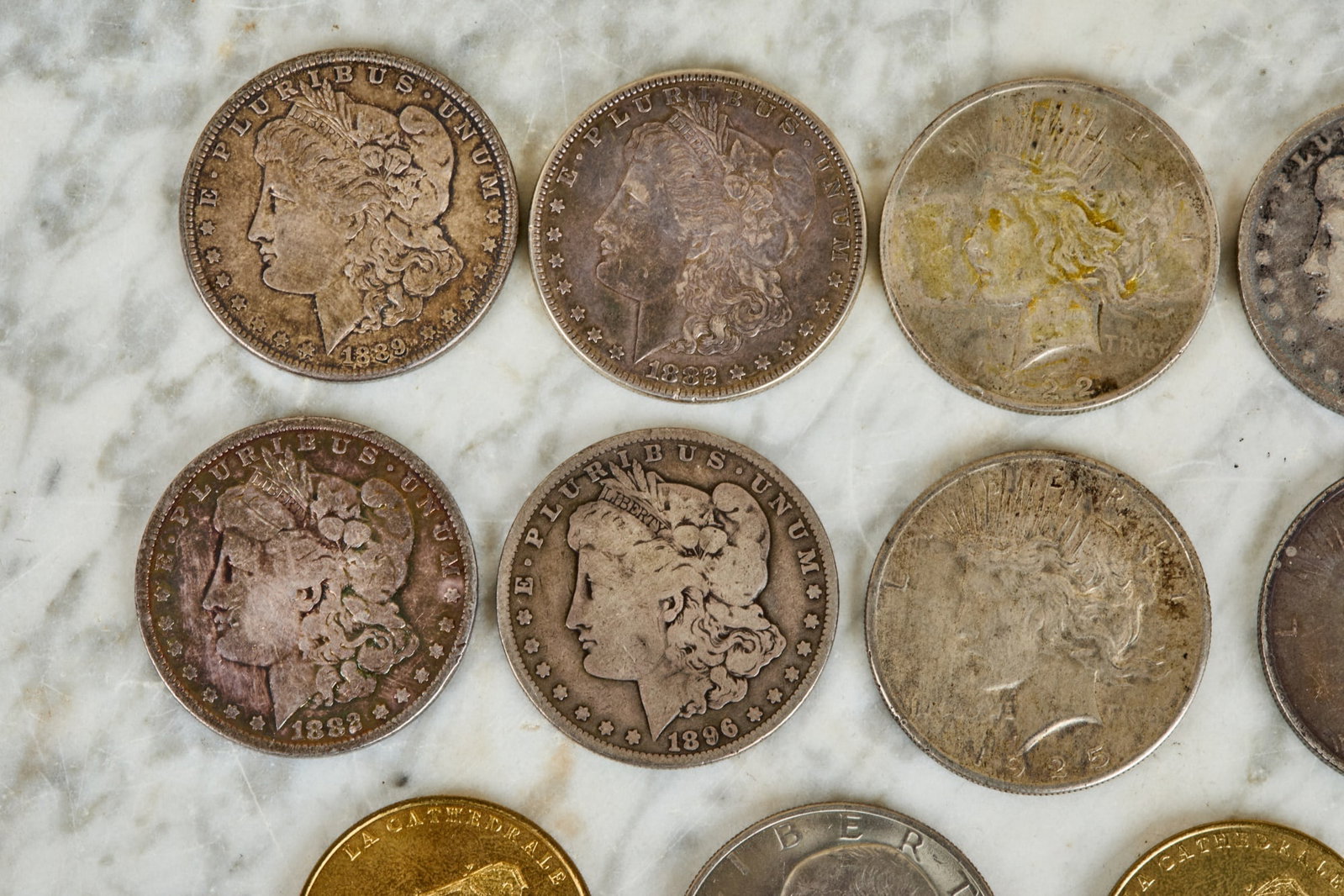 (8) US SILVER DOLLARS - 2