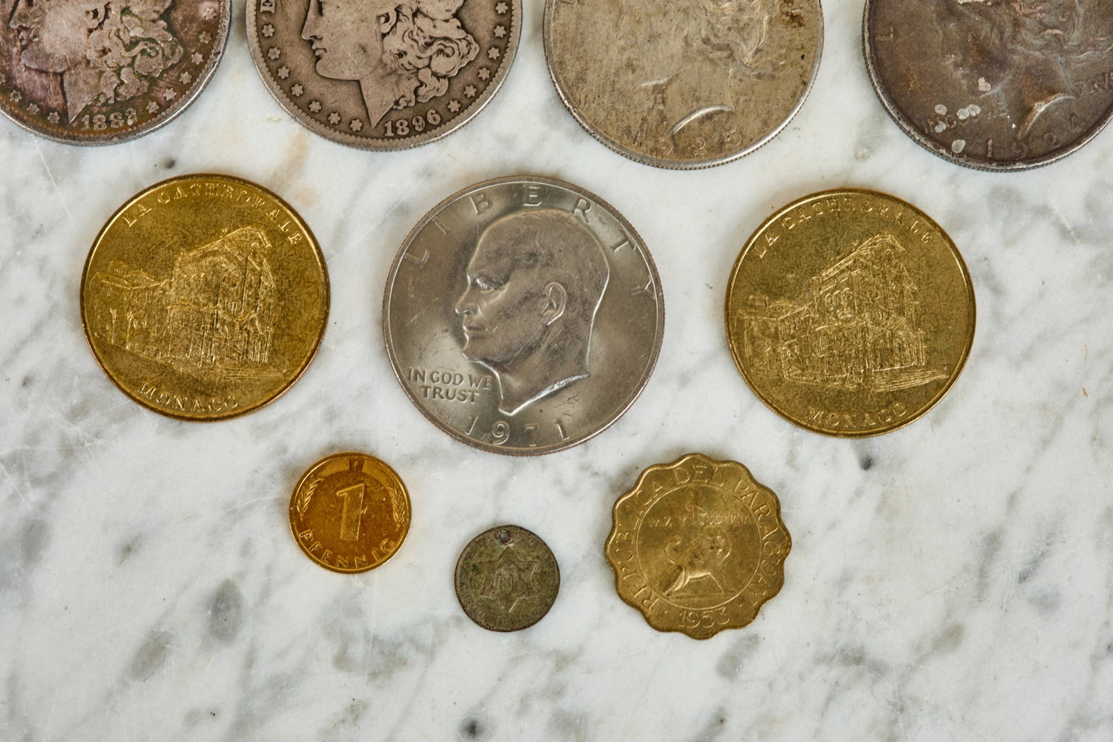 (8) US SILVER DOLLARS - 4