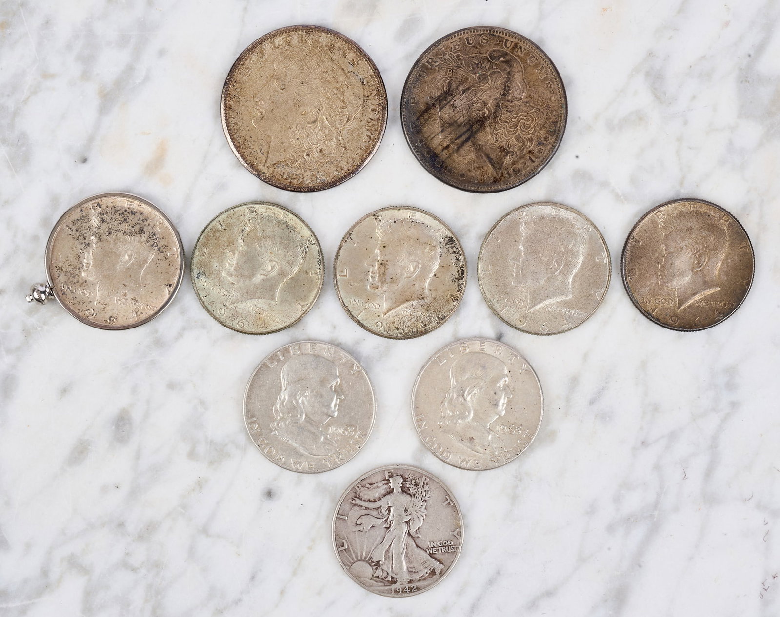 (10) US SILVER COINS (1 of 12)