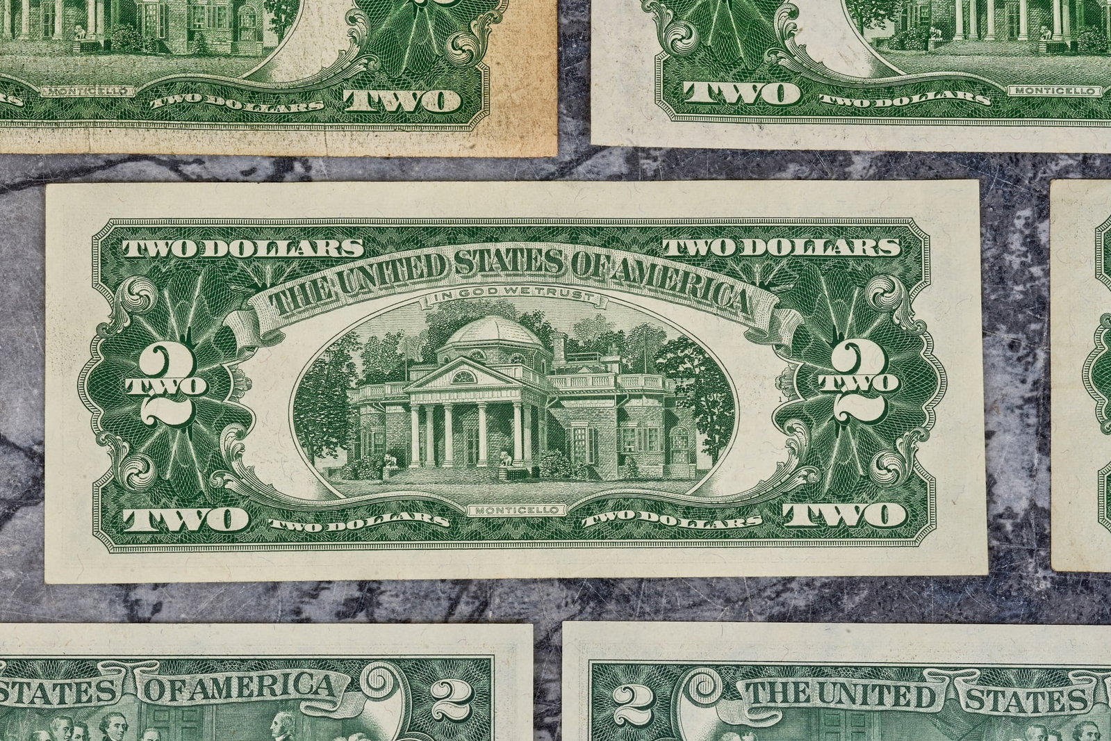 (15) US TWO DOLLAR BILLS - 13