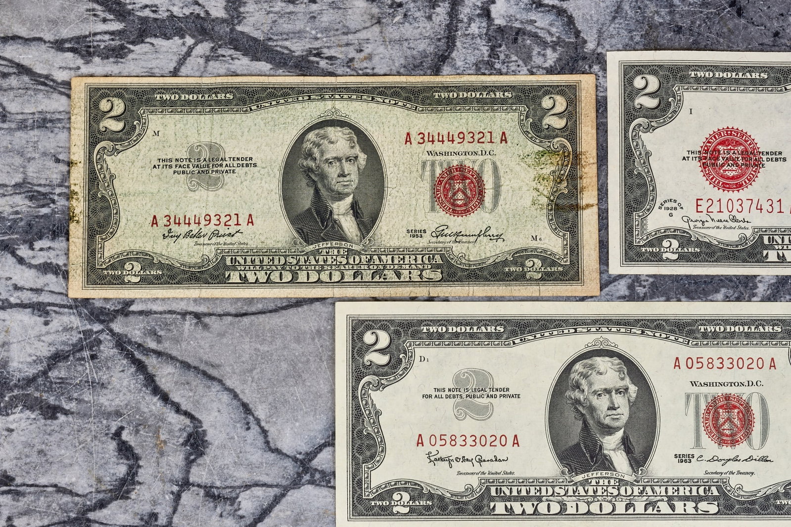 (15) US TWO DOLLAR BILLS - 3