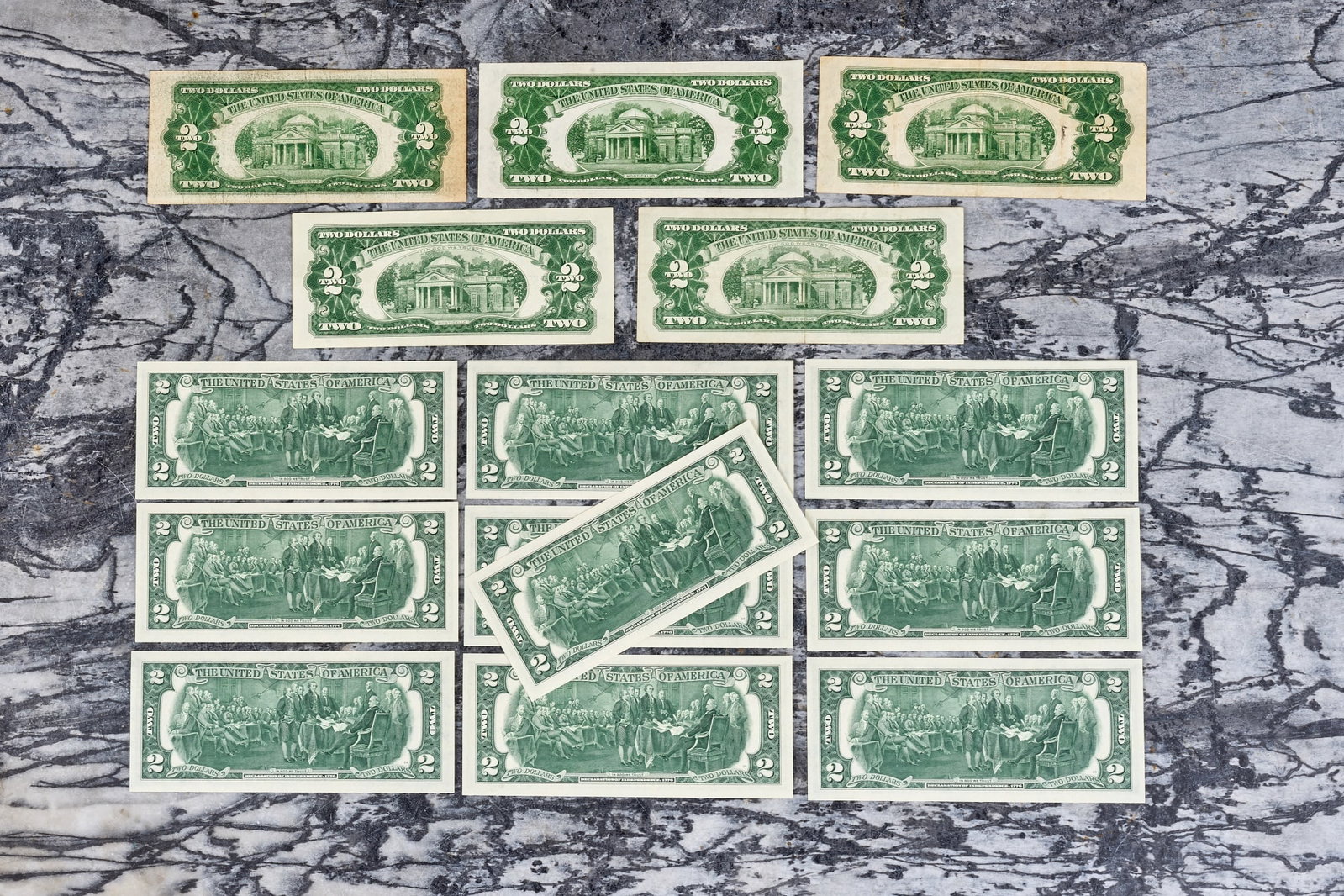 (15) US TWO DOLLAR BILLS - 7