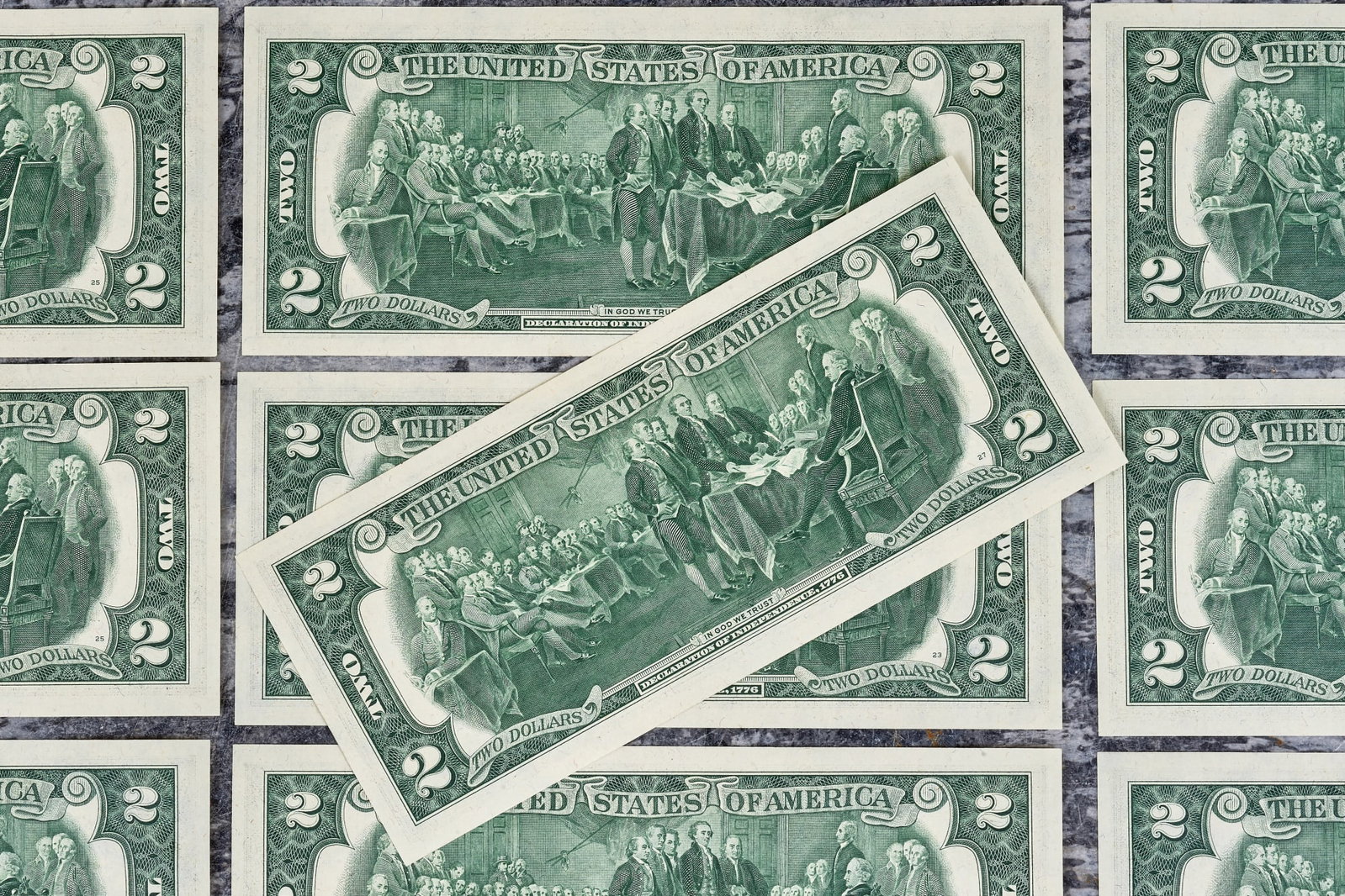 (15) US TWO DOLLAR BILLS - 8