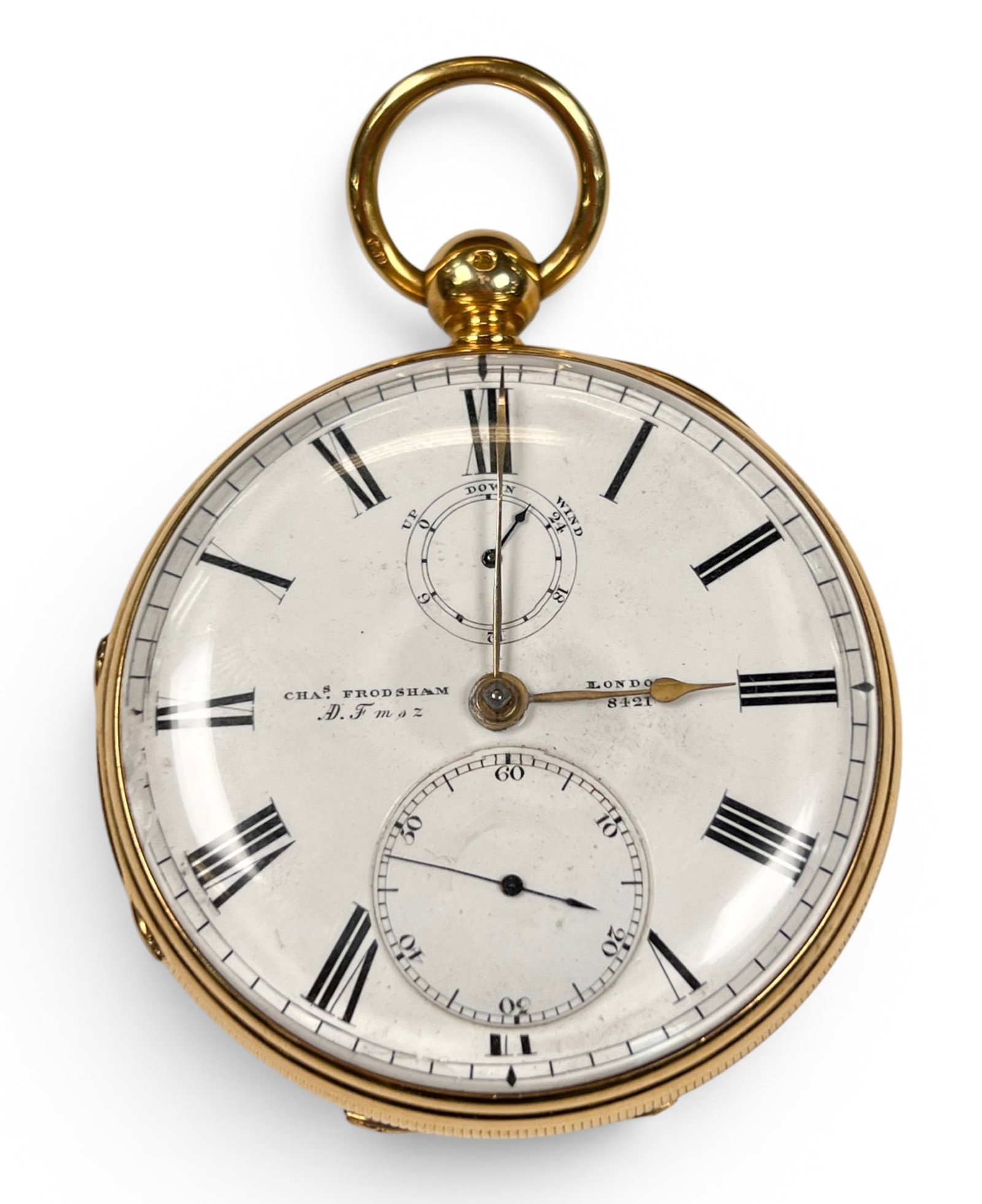 18K GOLD CHARLES FRODSHAM POCKET WATCH (1 of 12)