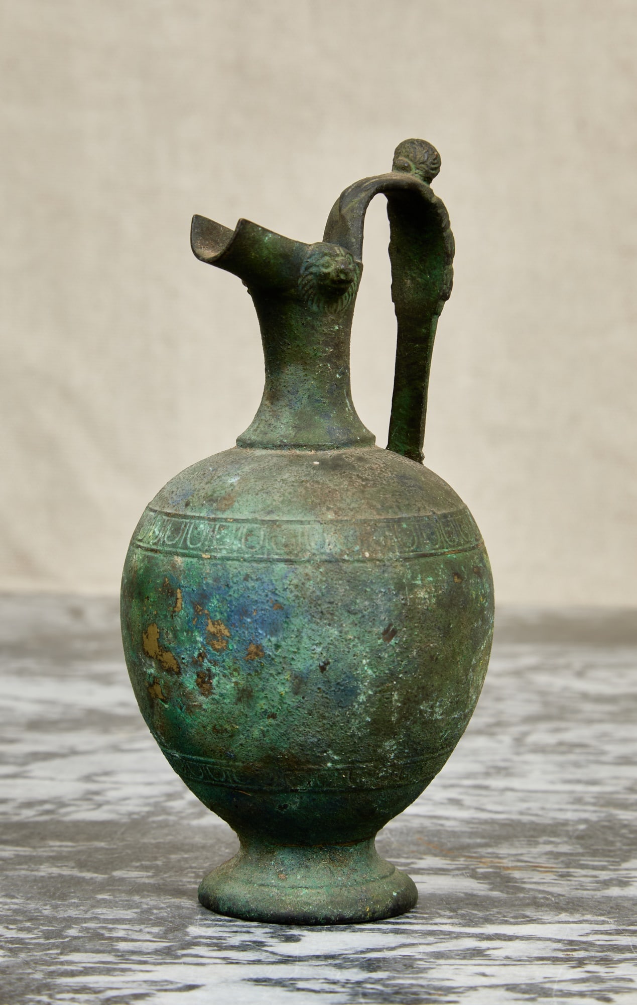 SMALL BRONZE EWER - 2