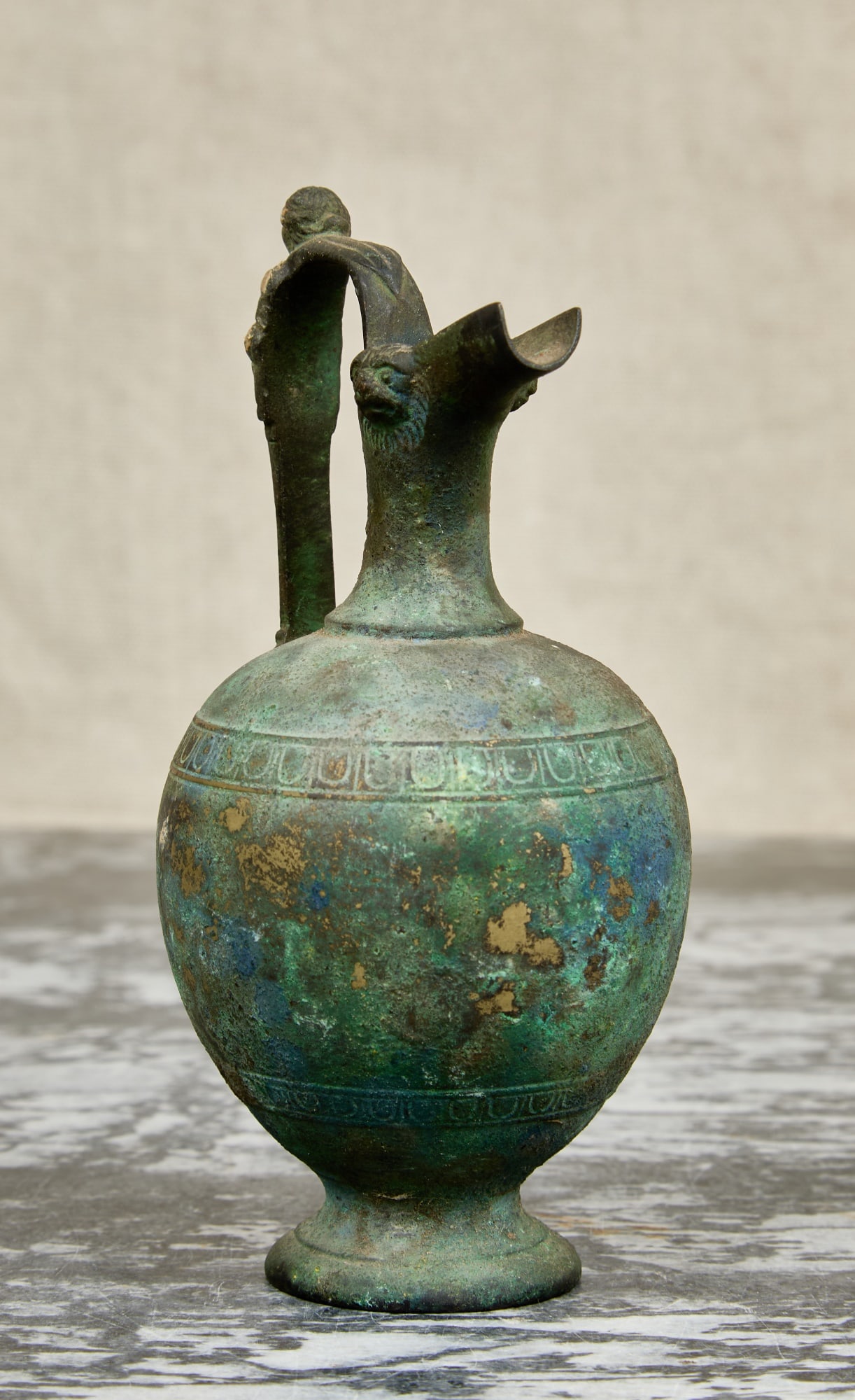 SMALL BRONZE EWER - 3