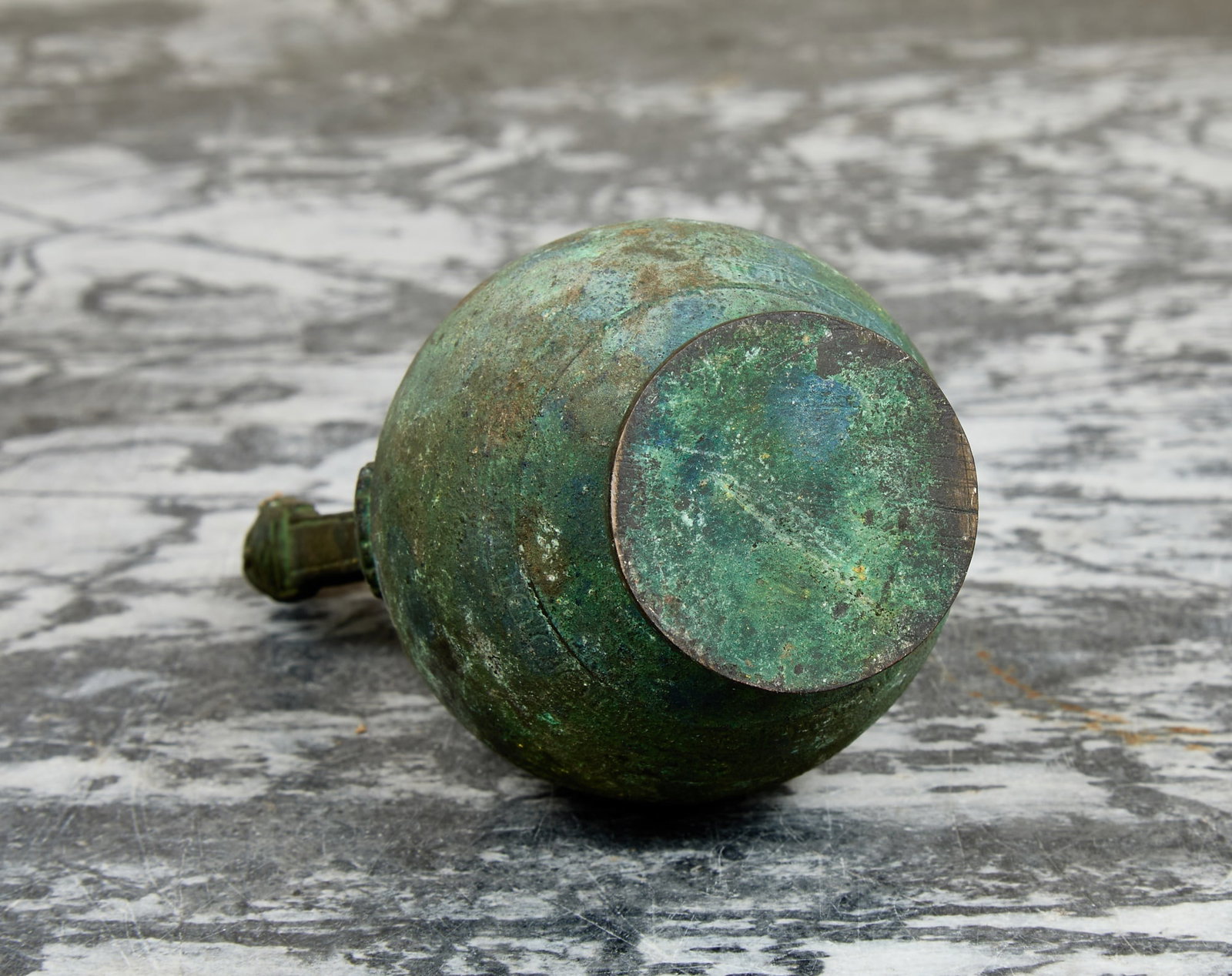 SMALL BRONZE EWER - 9