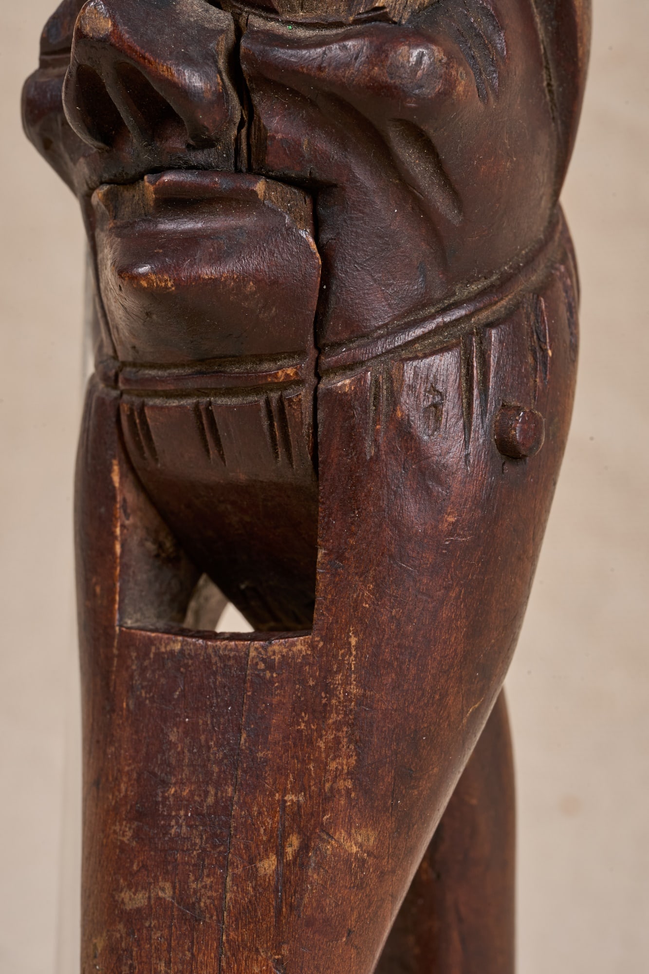 FIGURAL BLACK FOREST CARVED NUTCRACKER - 4