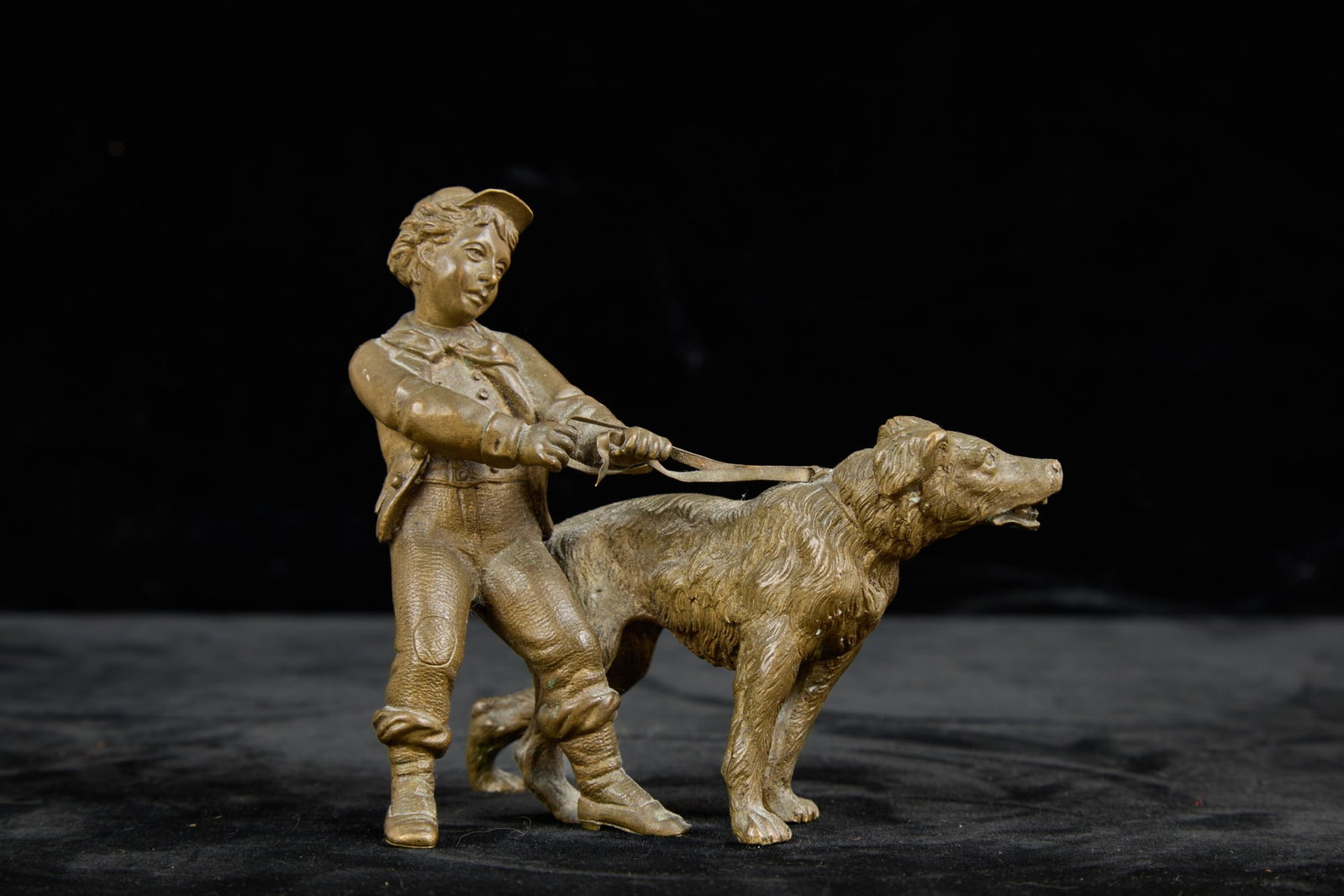 AUSTRIAN BRONZE FIGURE GROUP (1 of 8)