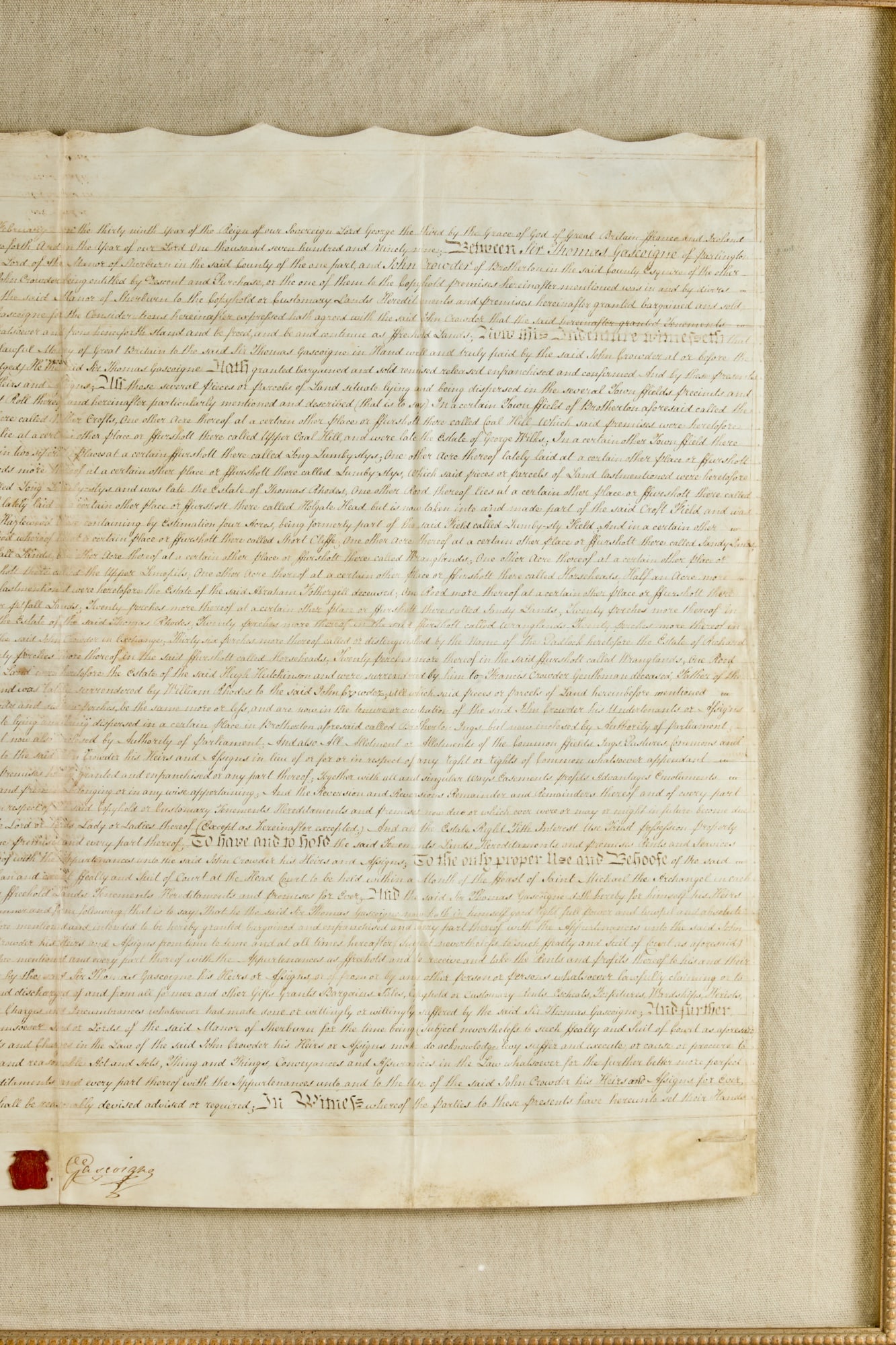 FRAMED 1799 INDENTURE - 3