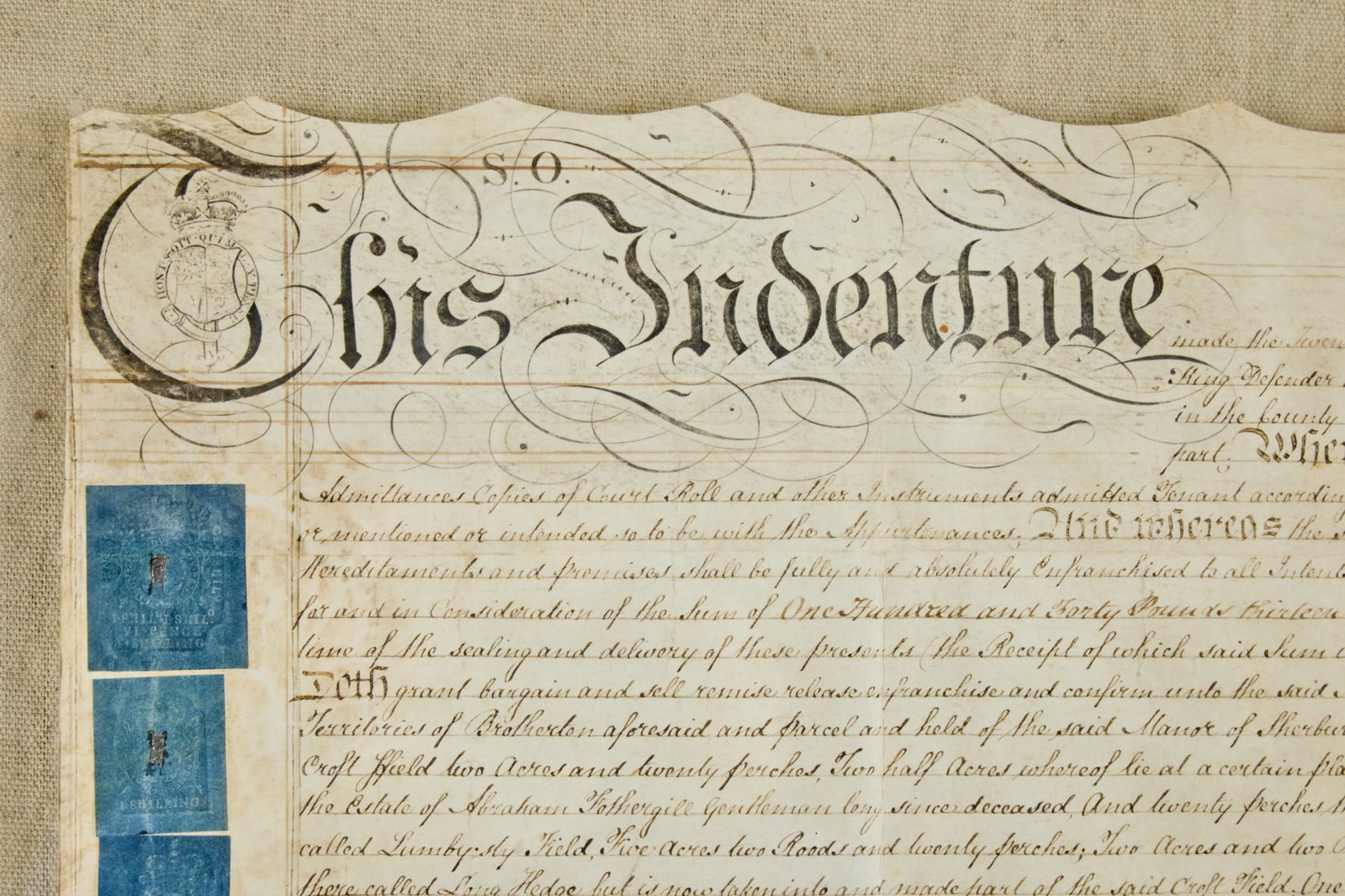 FRAMED 1799 INDENTURE - 5