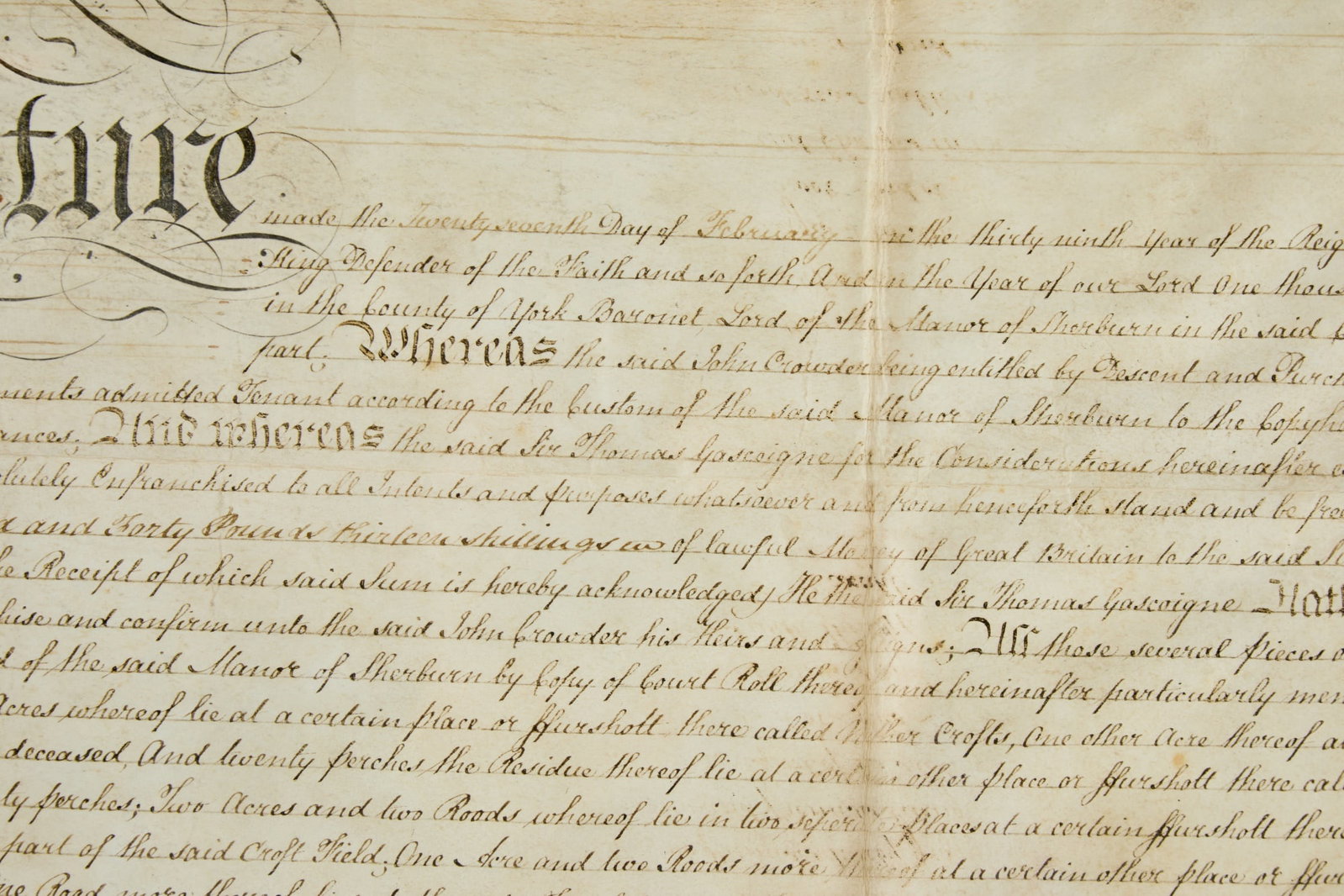 FRAMED 1799 INDENTURE - 7