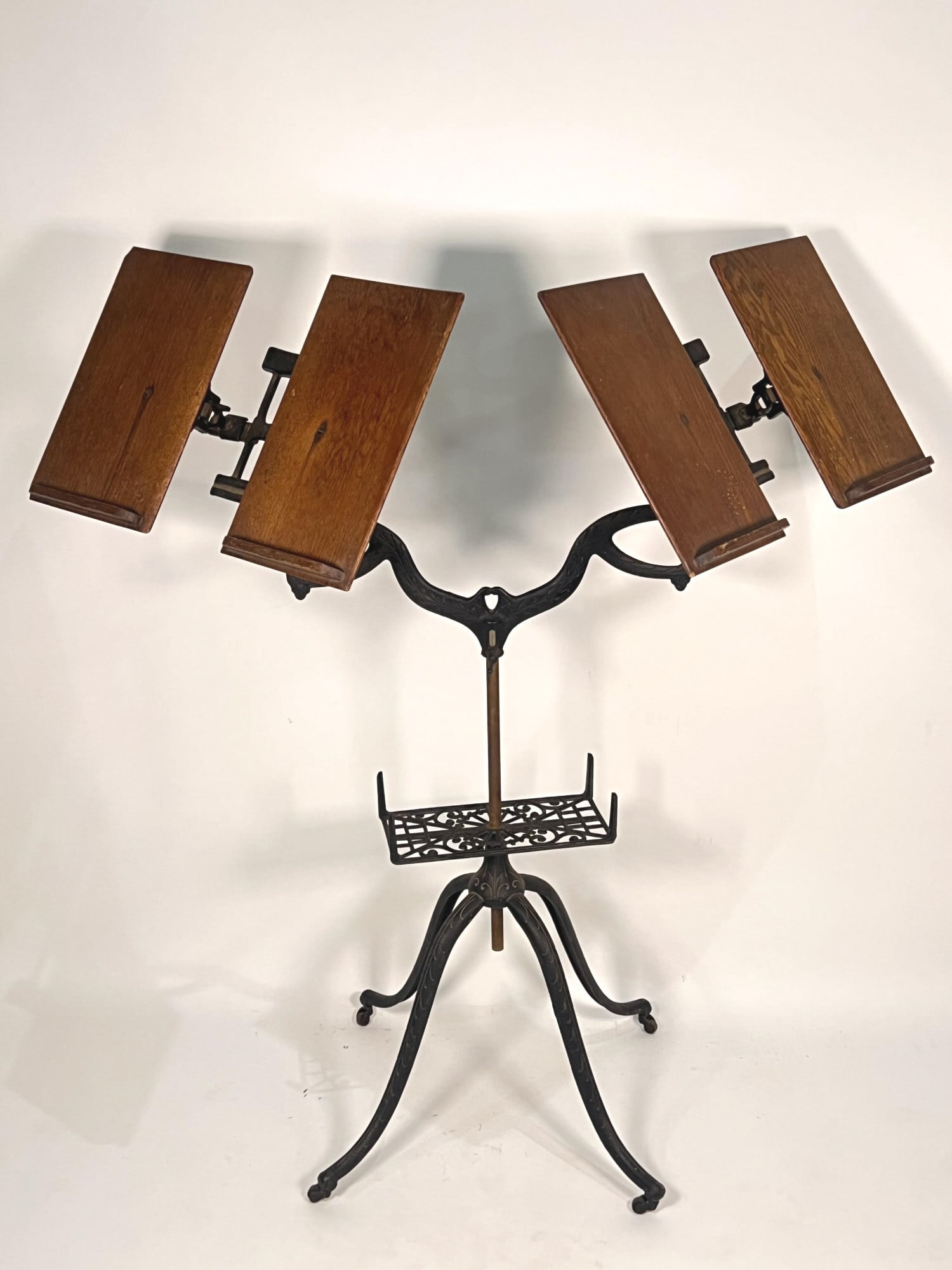 UNUSUAL JOSIAH ANSTICE & CO. DOUBLE BOOK STAND (1 of 11)