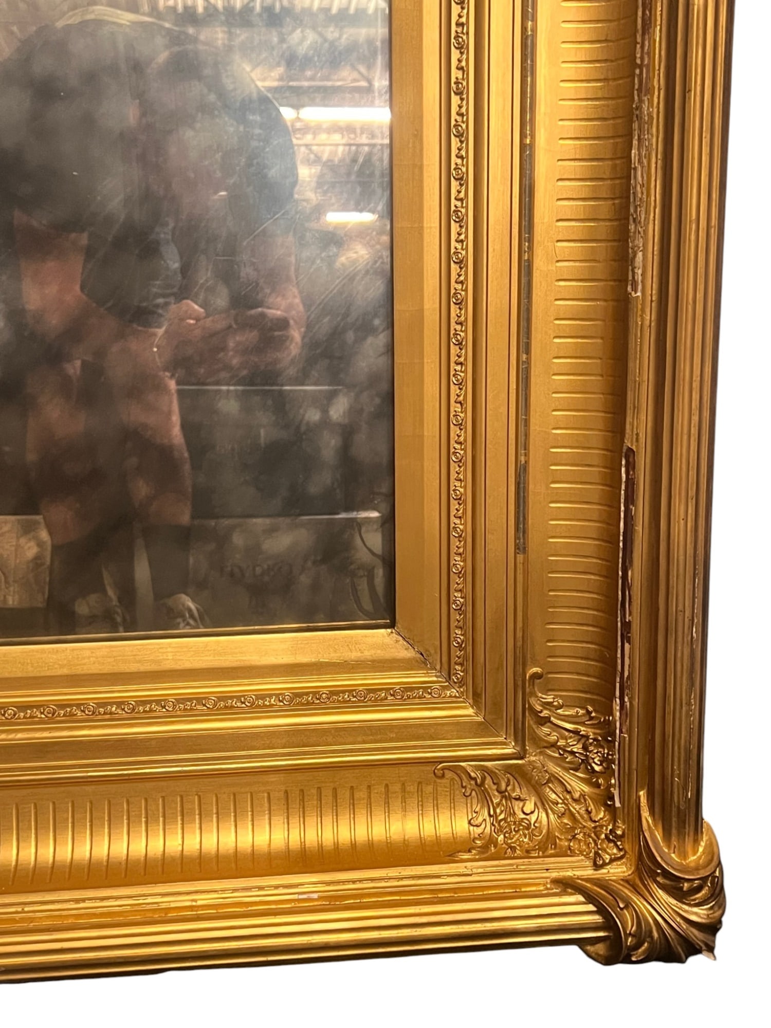 EXTREMELY LARGE (19th c) FRAME - 9