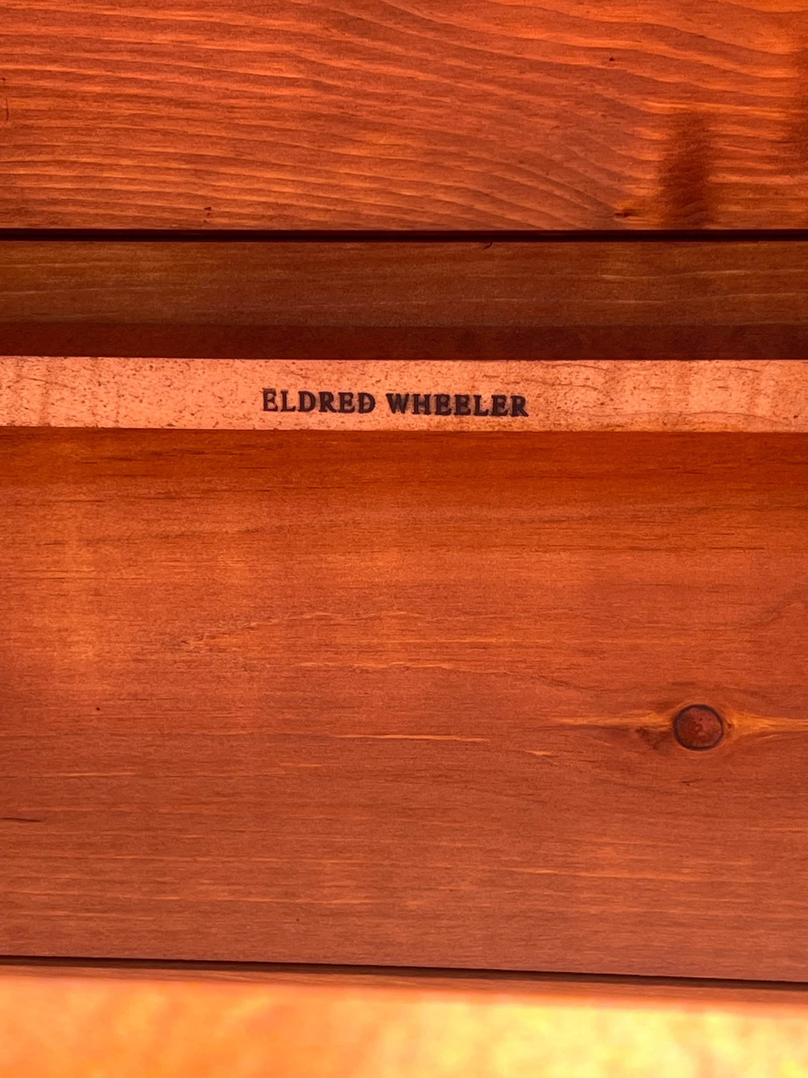 ELDRED WHEELER TIGER MAPLE DUNLAP HIGHBOY - 16