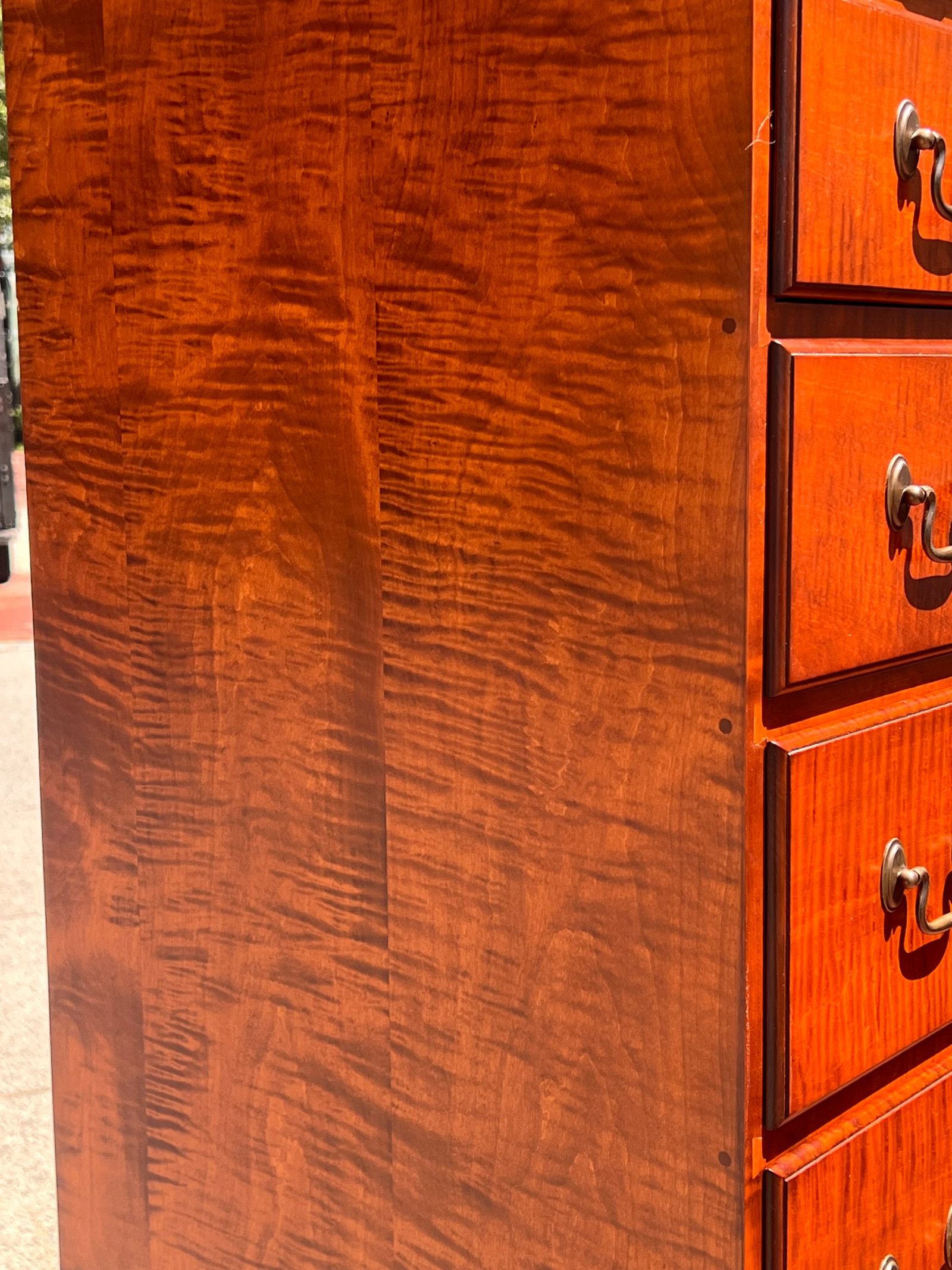 ELDRED WHEELER TIGER MAPLE DUNLAP HIGHBOY - 5