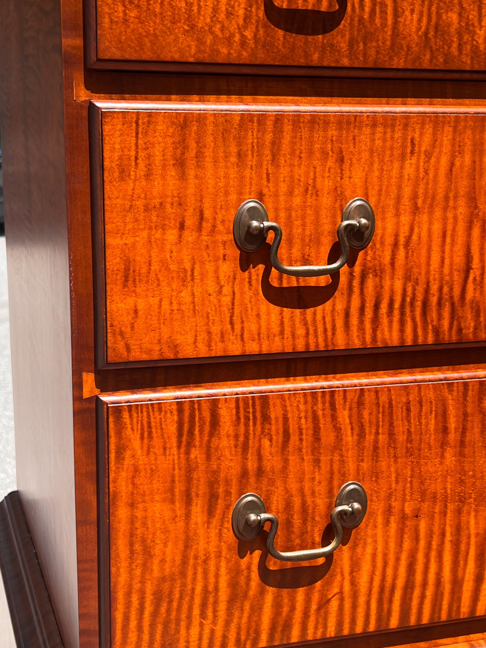 ELDRED WHEELER TIGER MAPLE DUNLAP HIGHBOY - 8