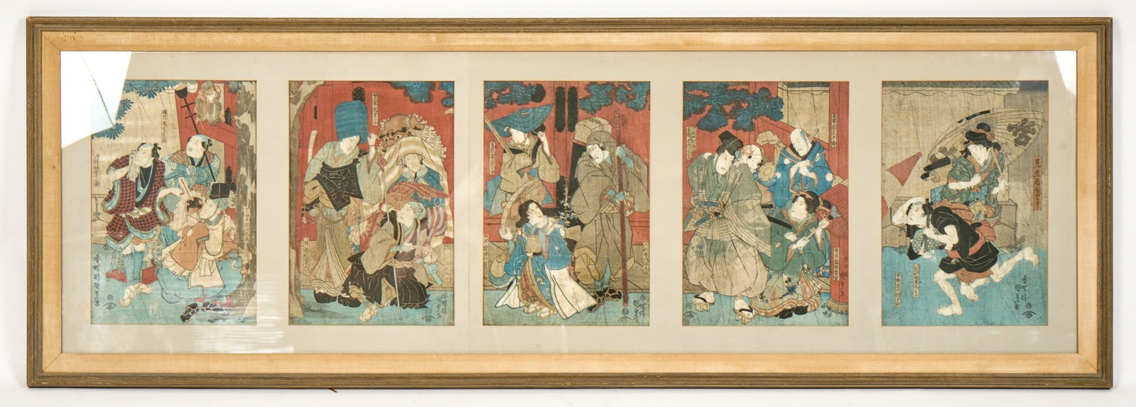 UTAGAWA KUNISADA (1786-1865) Five Works (1 of 10)