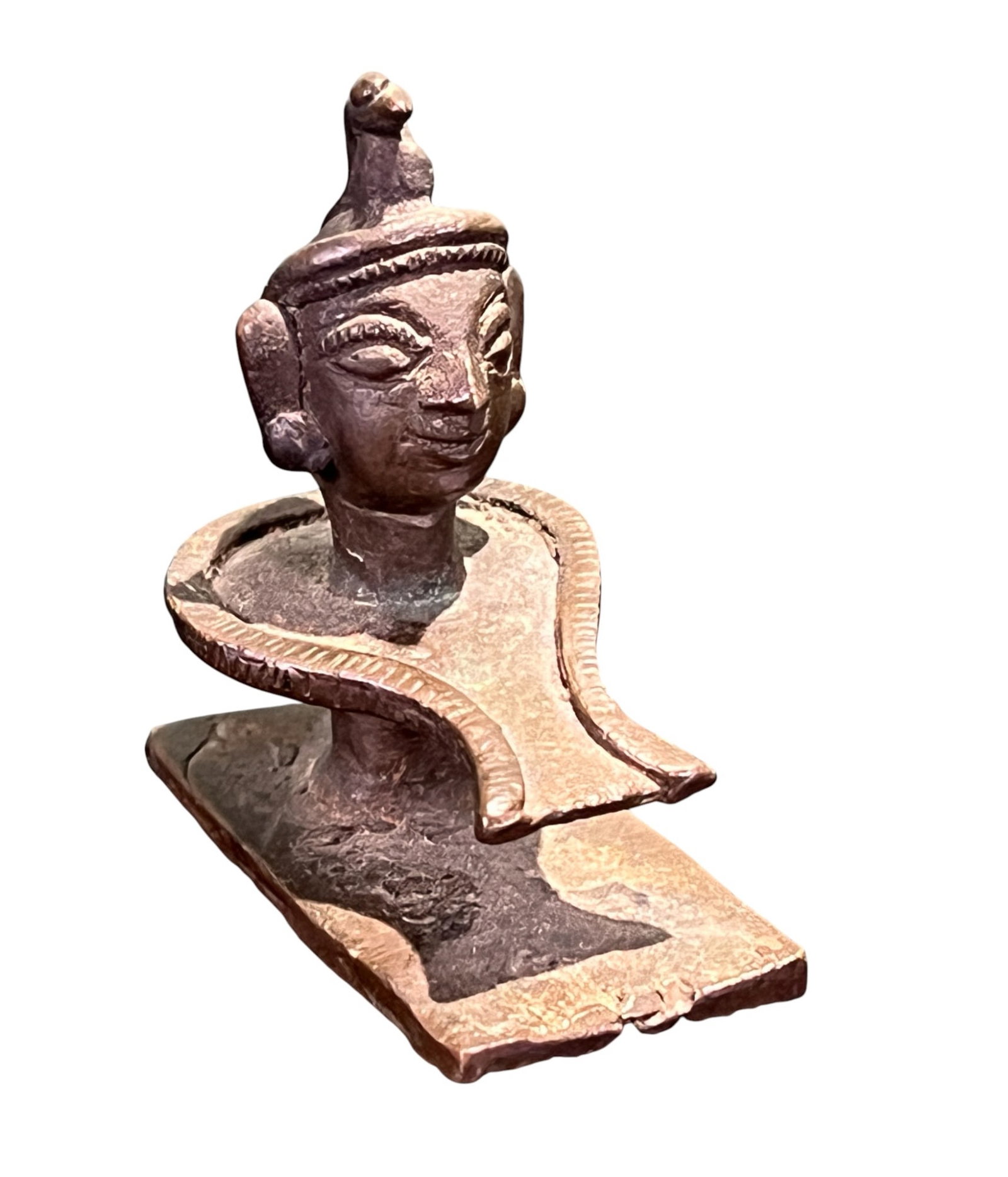 ARCHAIC INDIAN BRONZE MUKHALINGA (1 of 6)