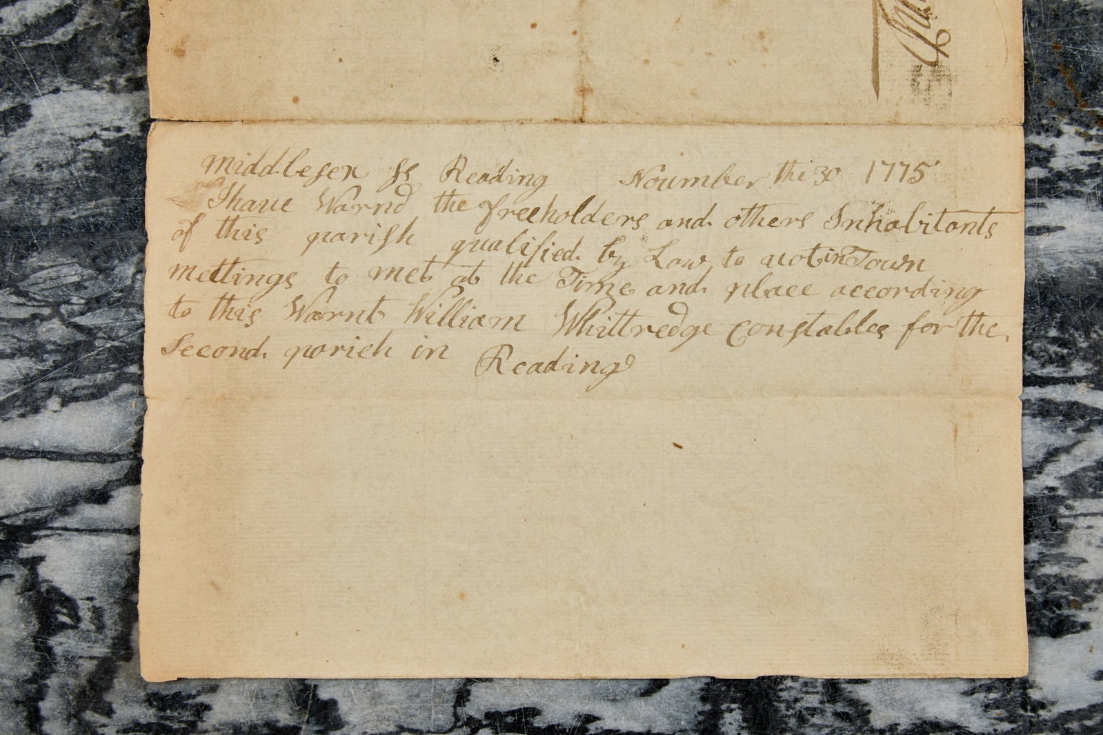 (3) INTERESTING 1775 DOCUMENTS - 11