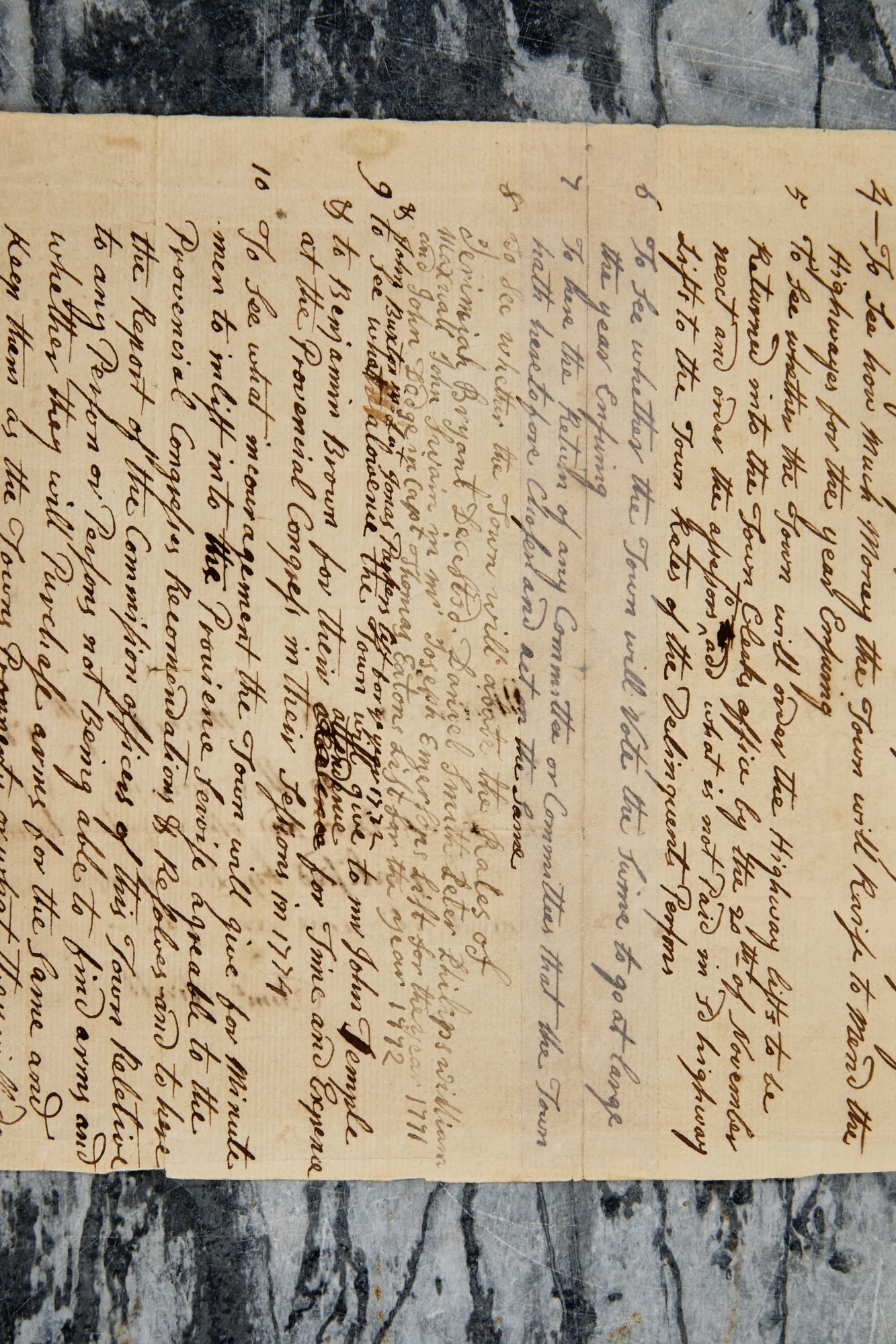 (3) INTERESTING 1775 DOCUMENTS - 13