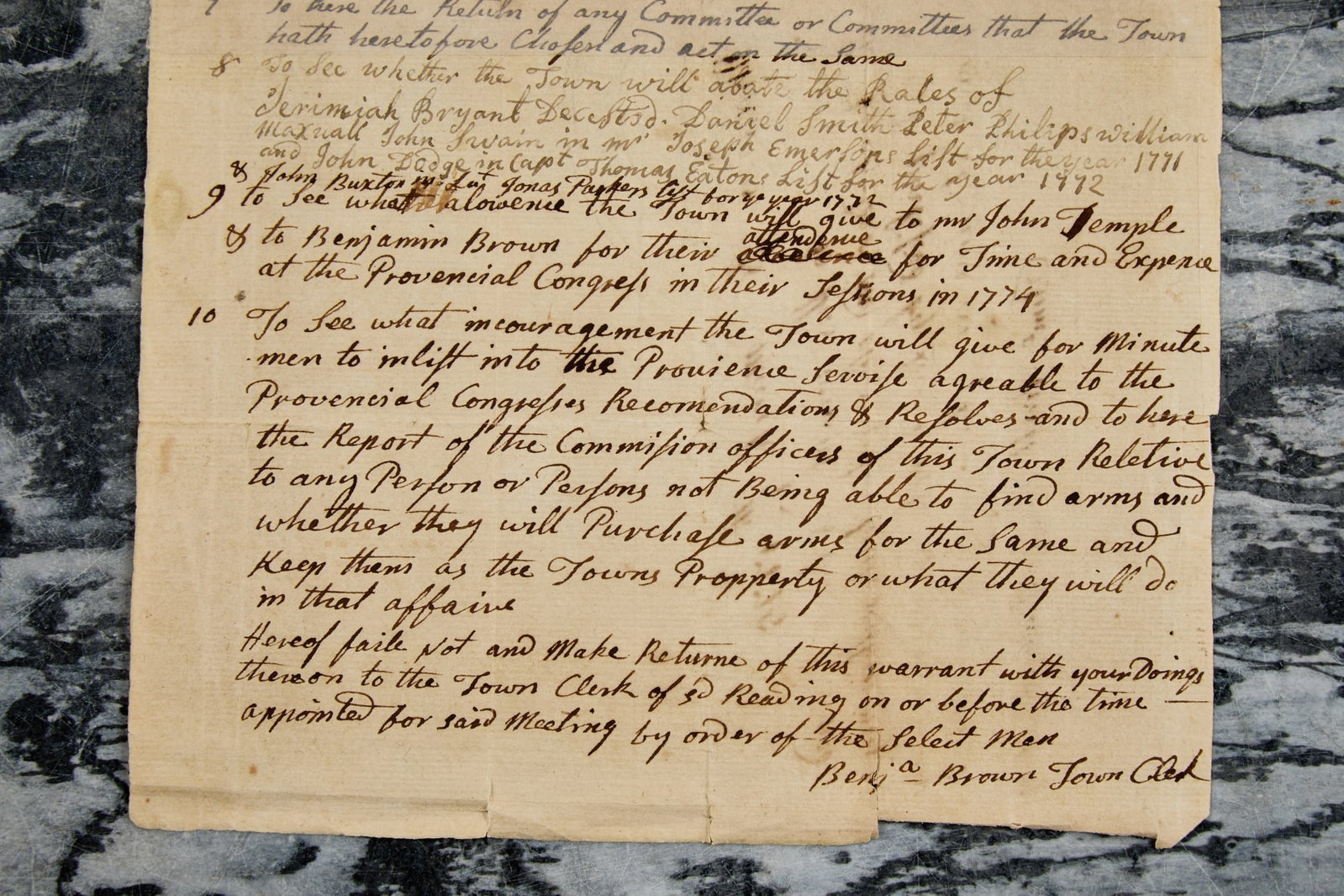 (3) INTERESTING 1775 DOCUMENTS - 14