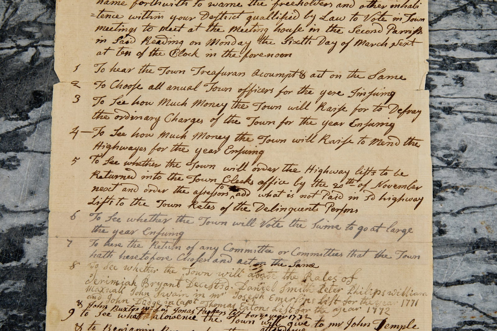 (3) INTERESTING 1775 DOCUMENTS - 16