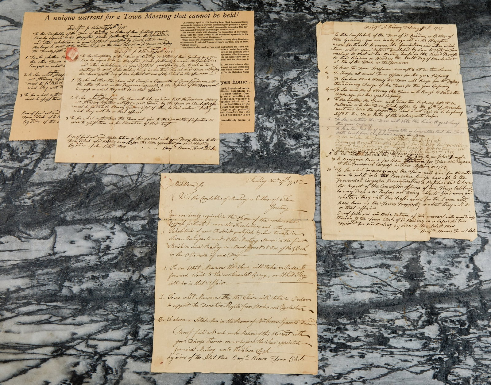 (3) INTERESTING 1775 DOCUMENTS - 2