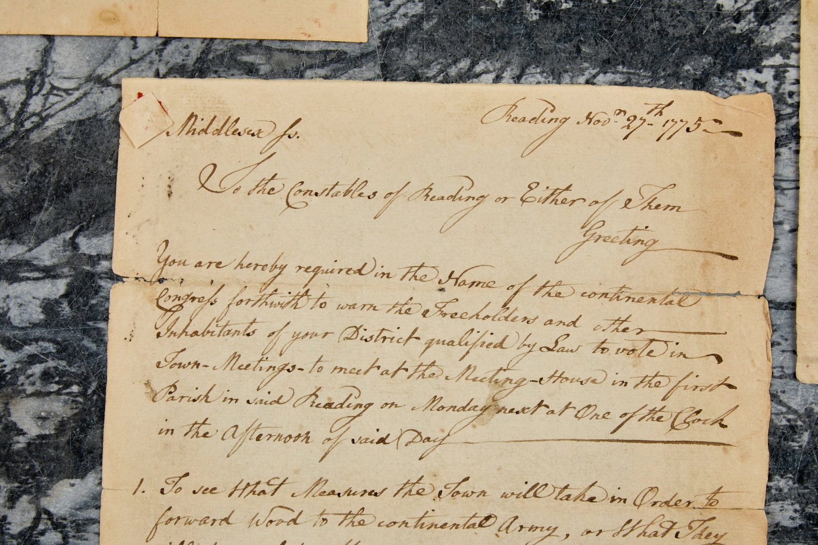 (3) INTERESTING 1775 DOCUMENTS - 3