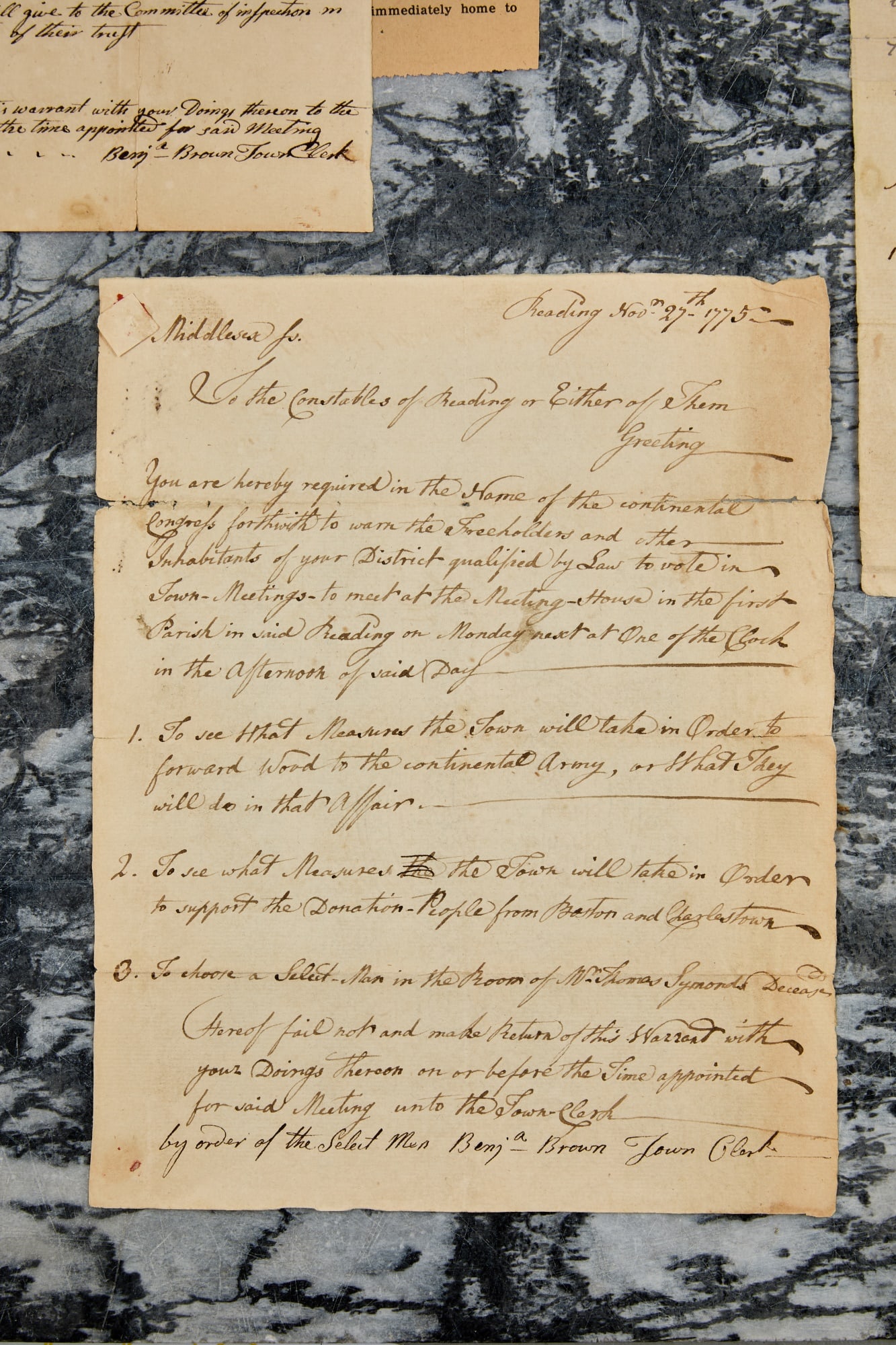 (3) INTERESTING 1775 DOCUMENTS - 4