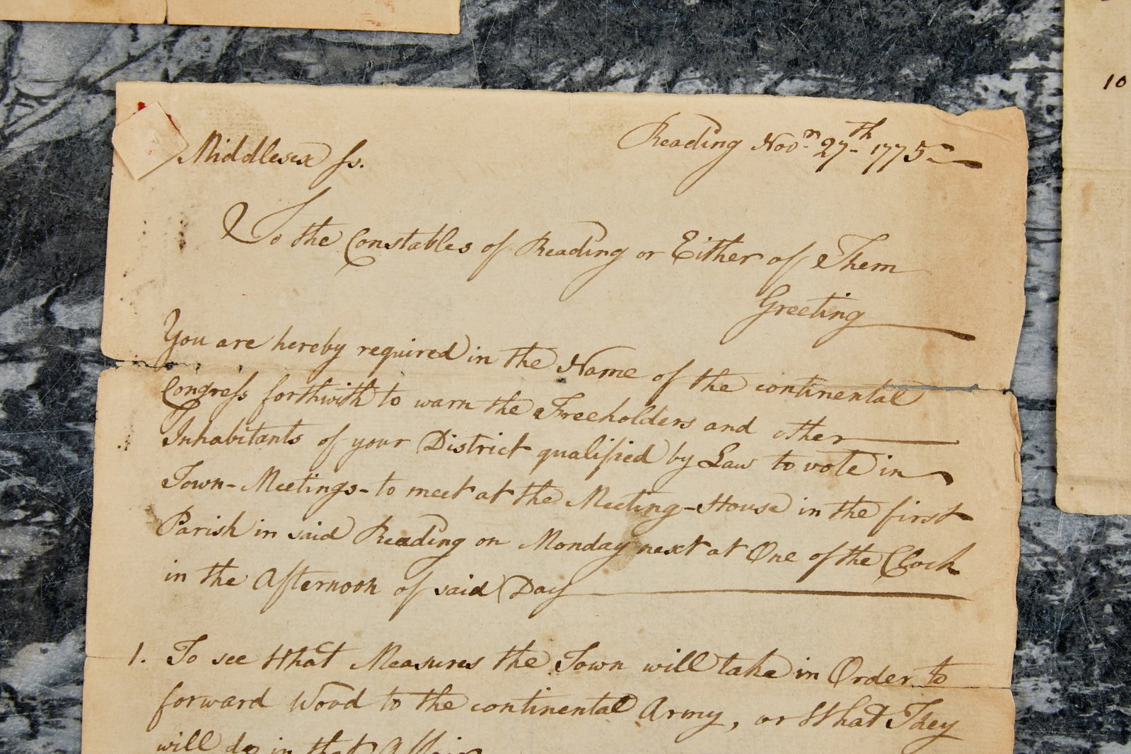 (3) INTERESTING 1775 DOCUMENTS - 5