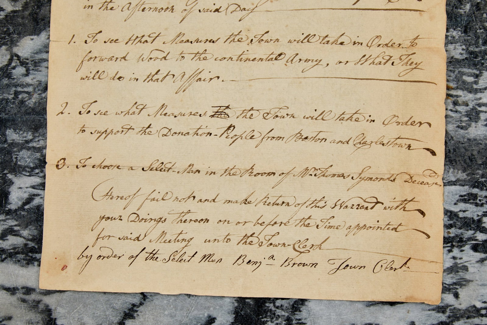 (3) INTERESTING 1775 DOCUMENTS - 6