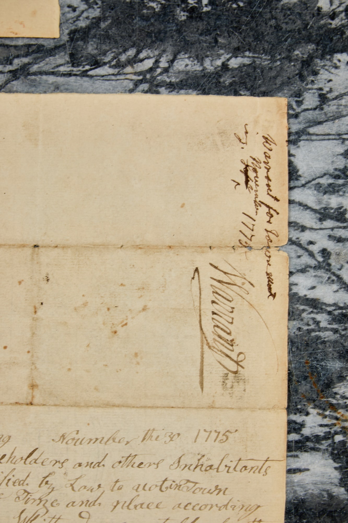 (3) INTERESTING 1775 DOCUMENTS - 9