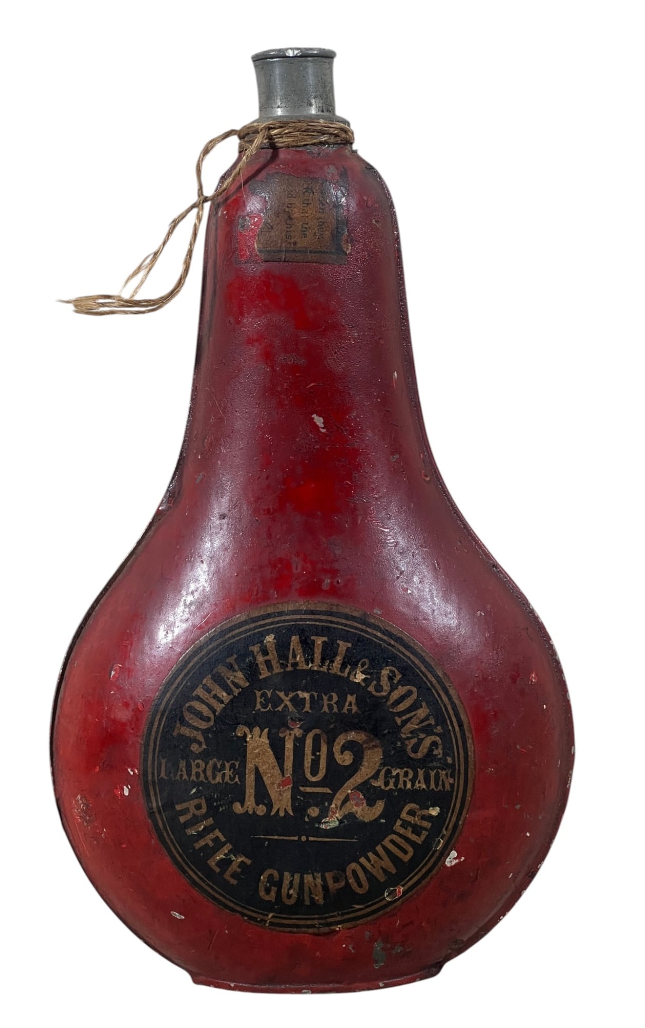 JOHN HALL & SONS NO. 2 RIFLE GUNPOWDER FLASK (1 of 6)