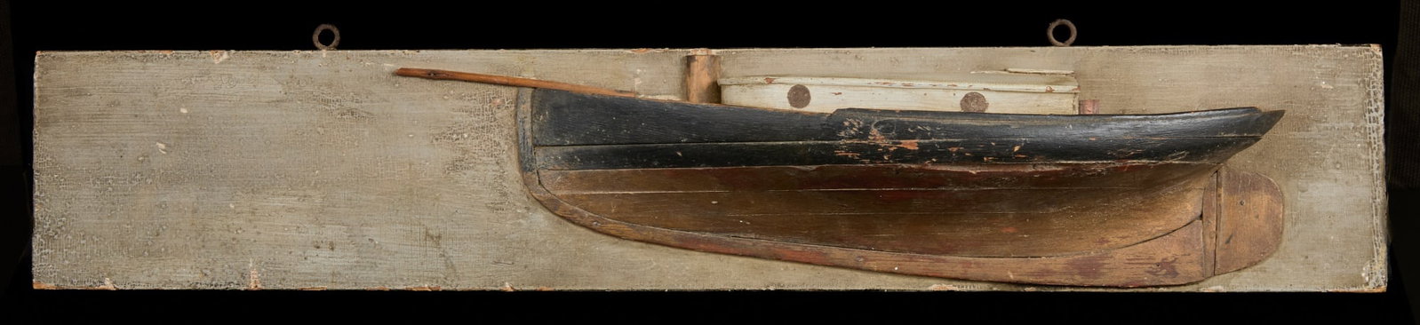 (19th c) HALF HULL MODEL (1 of 9)