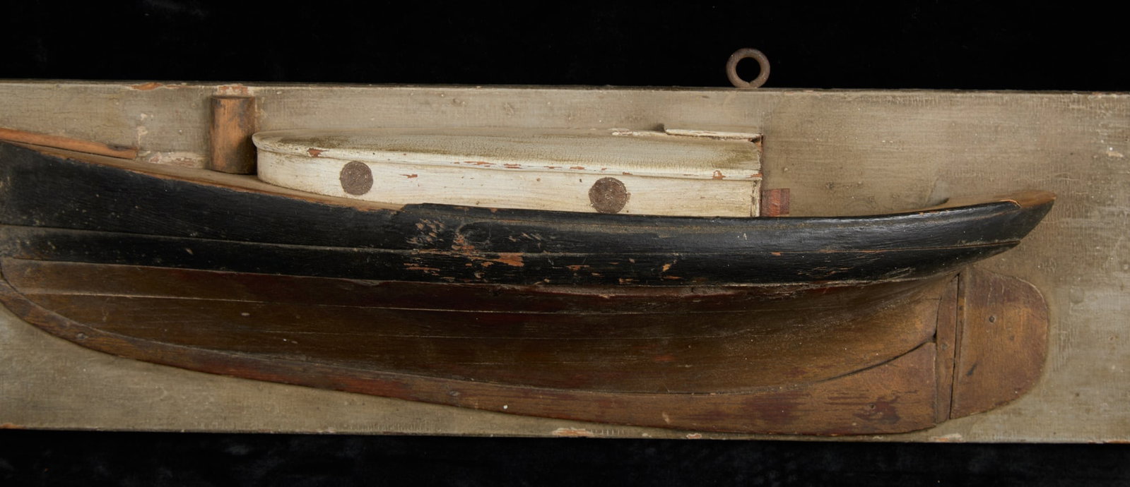 (19th c) HALF HULL MODEL - 2