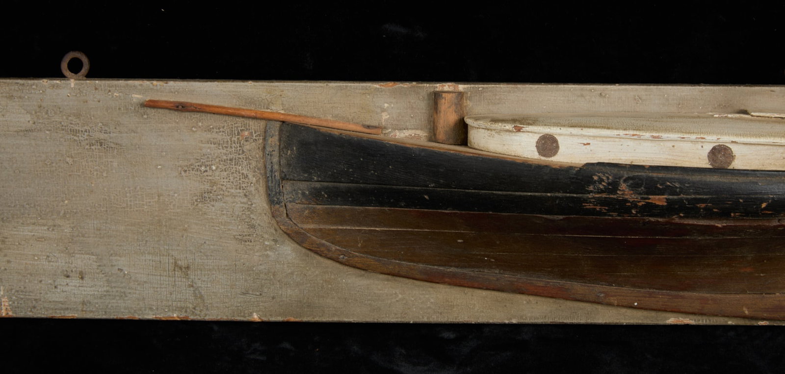 (19th c) HALF HULL MODEL - 3