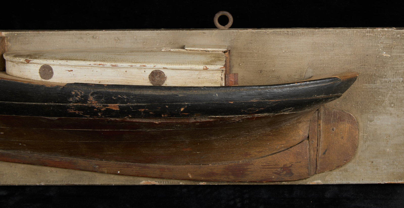 (19th c) HALF HULL MODEL - 4