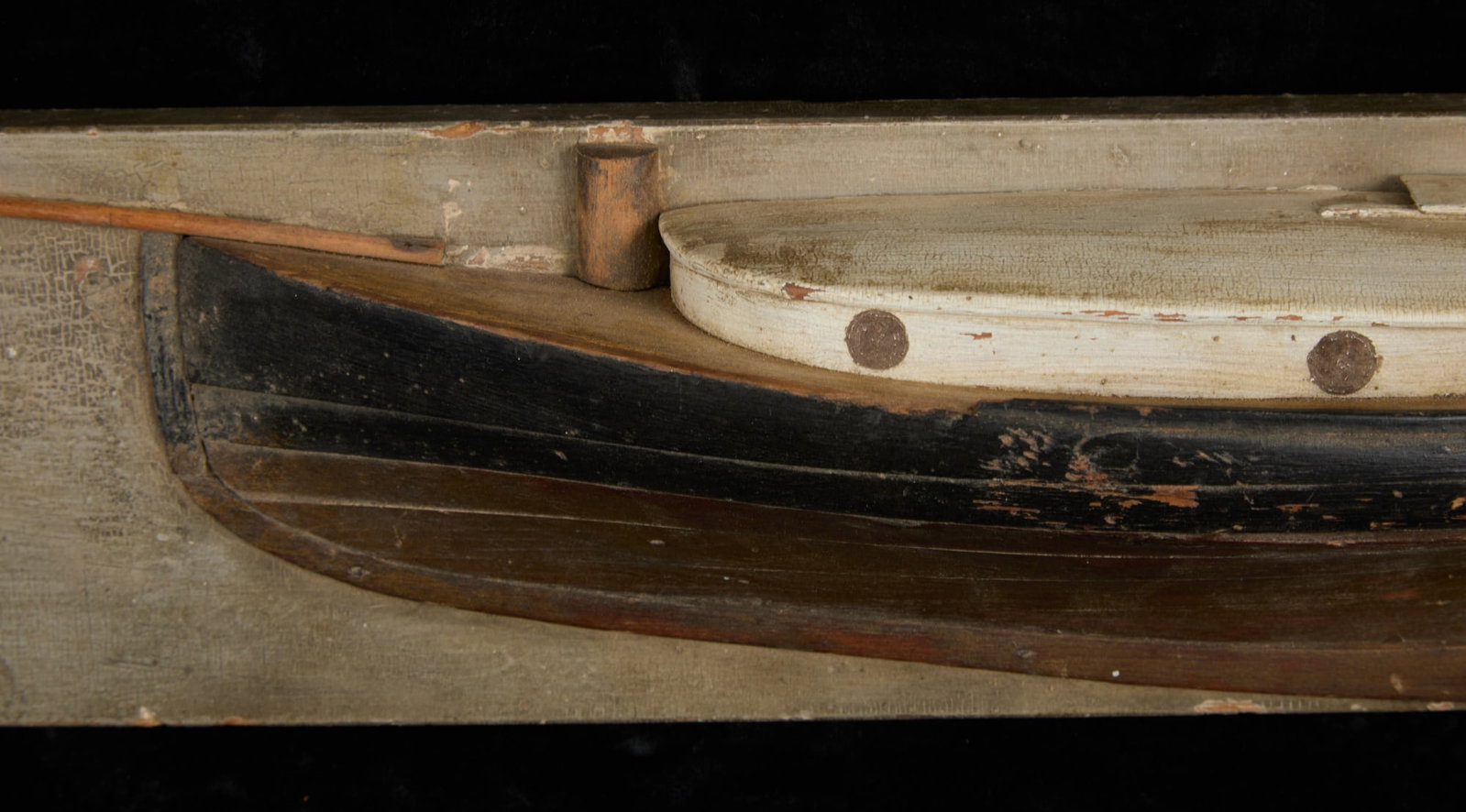 (19th c) HALF HULL MODEL - 6