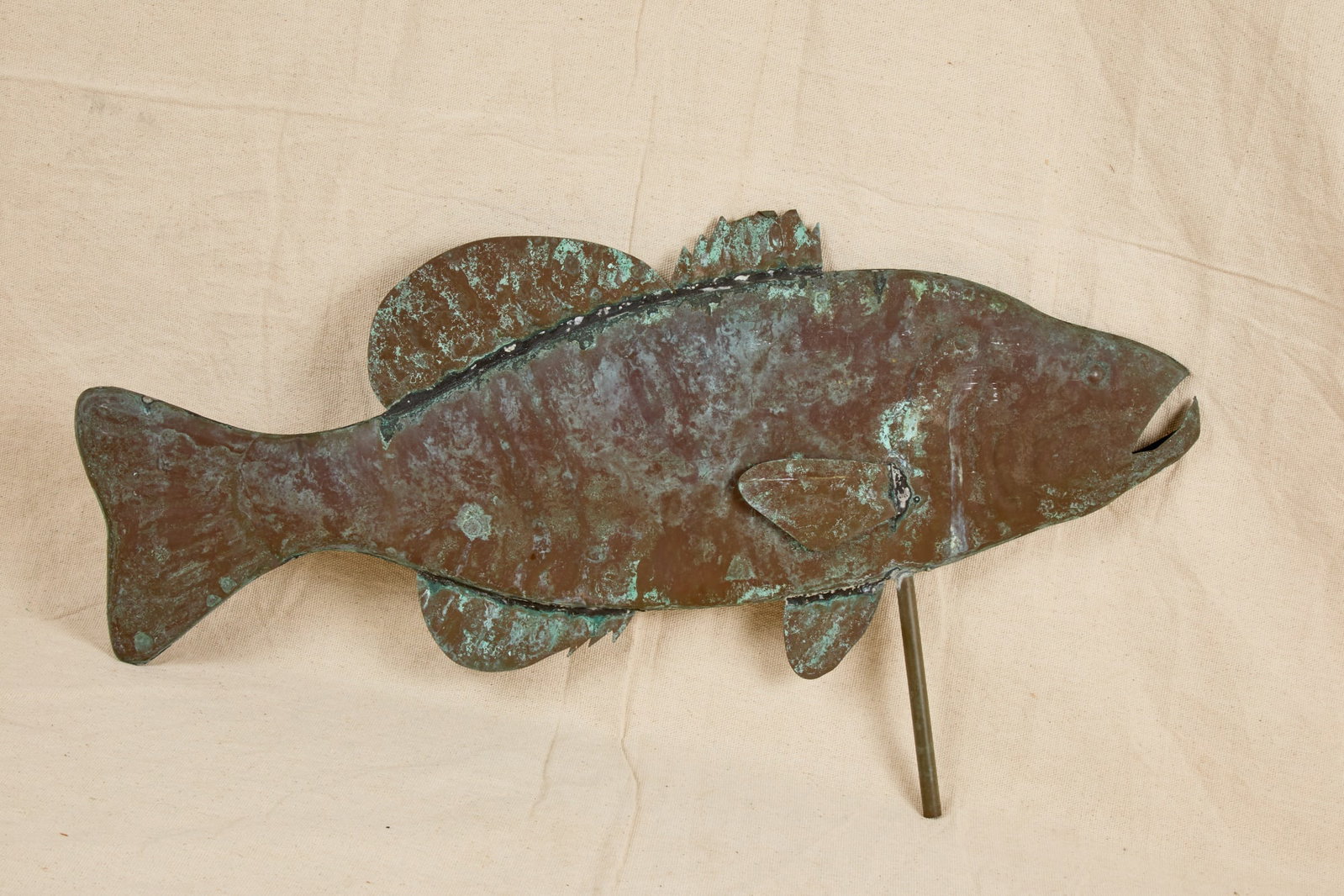(19th c) COPPER COD WEATHERVANE - 2