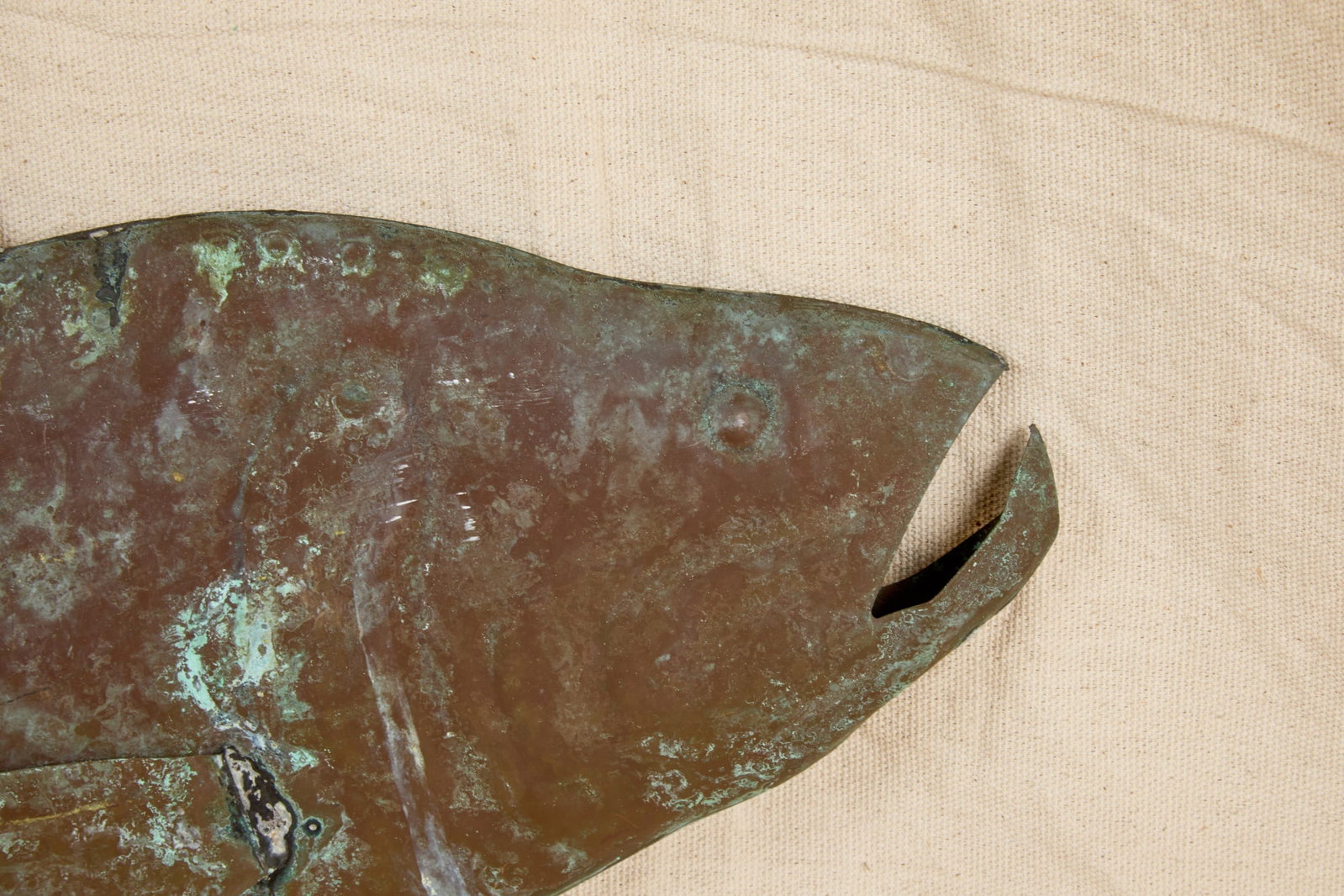 (19th c) COPPER COD WEATHERVANE - 3