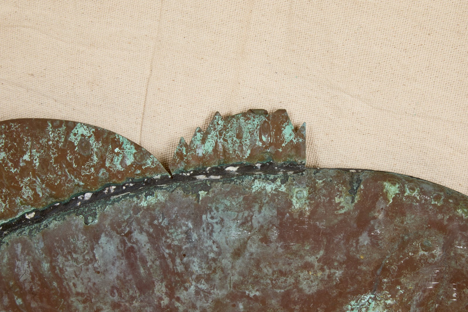 (19th c) COPPER COD WEATHERVANE - 5