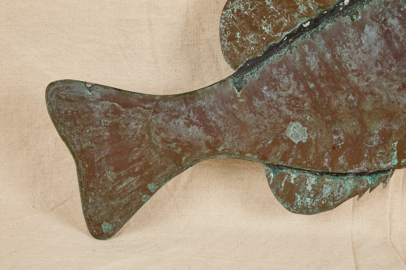 (19th c) COPPER COD WEATHERVANE - 7