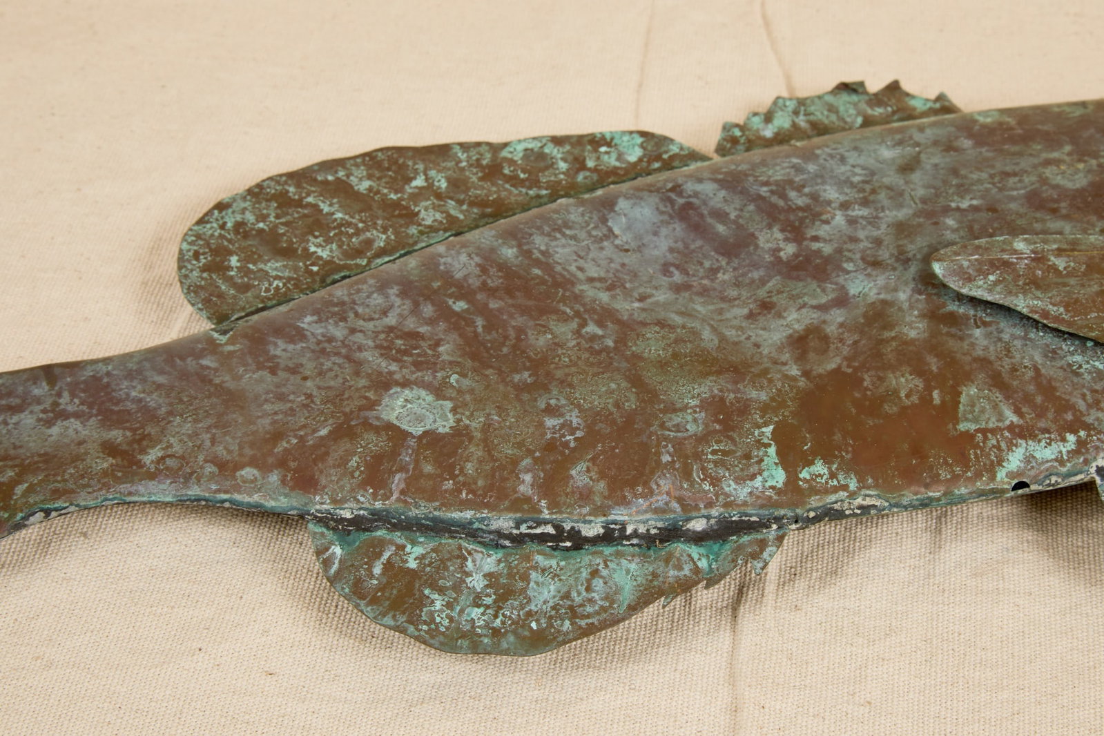 (19th c) COPPER COD WEATHERVANE - 9