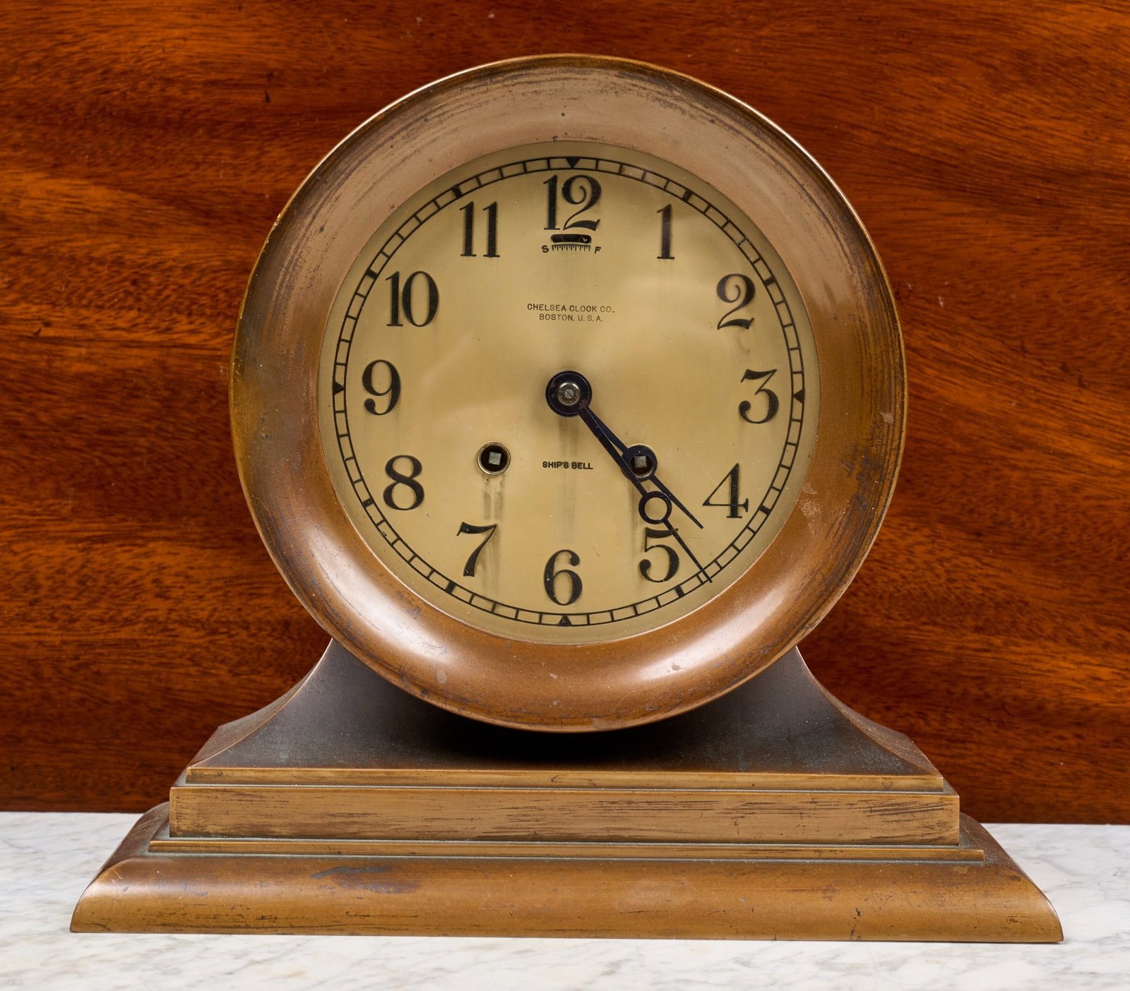 CHELSEA "COMMANDER" SHIPS BELL CLOCK (1 of 13)