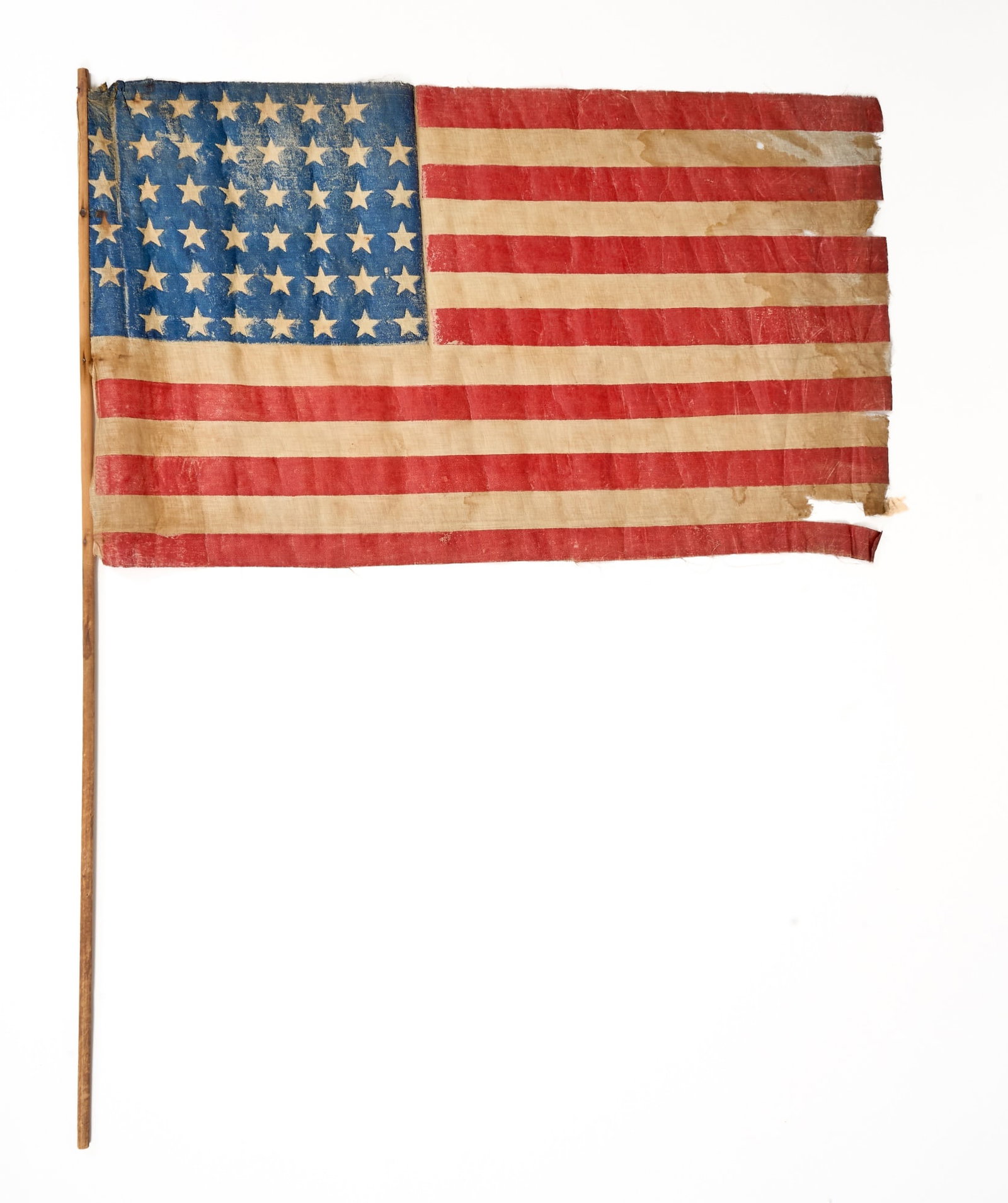 UNUSUAL NOTCHED 1896-1908 (45) STAR AMERICAN FLAG (1 of 6)