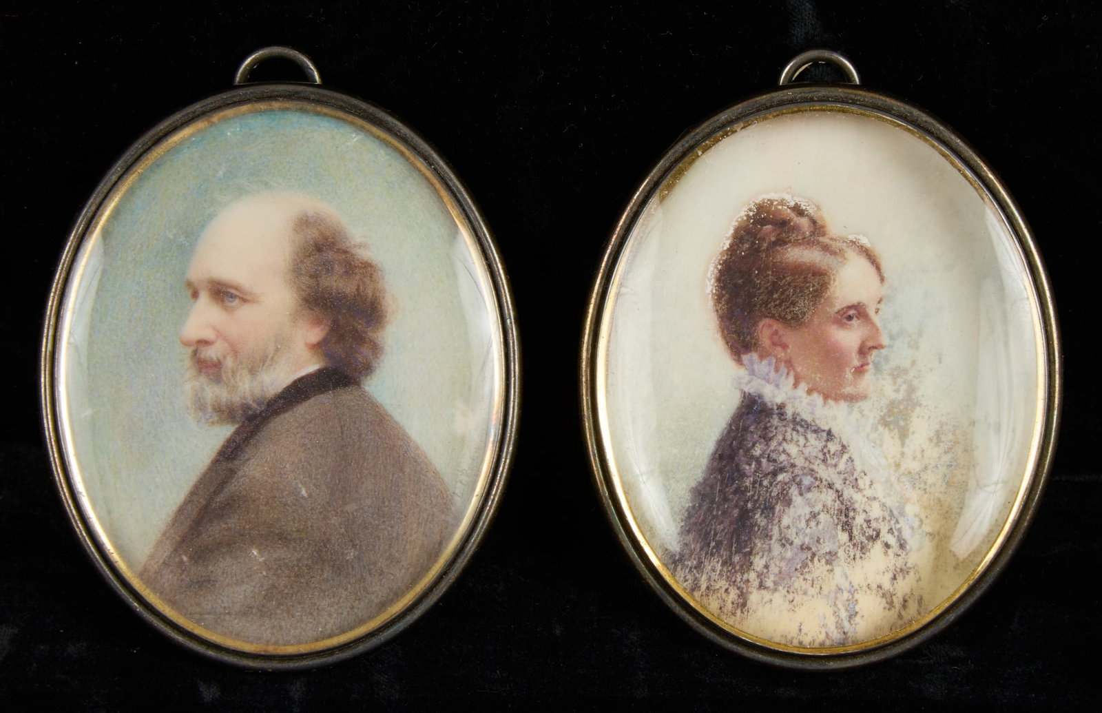 GORDON & EMILY FORD PORTRAIT MINIATURES (1 of 5)