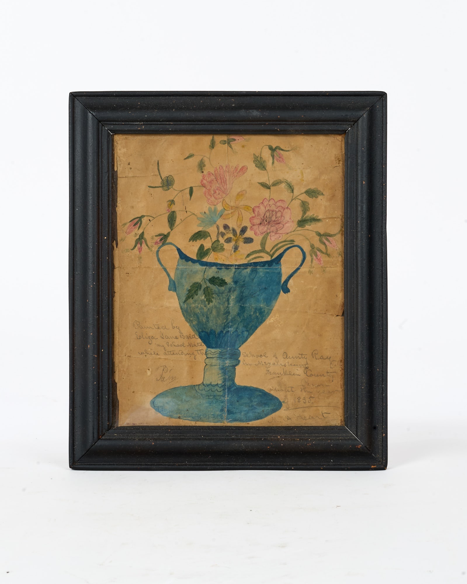 1835 ELIZA JANE BARD SCHOOL GIRL WATERCOLOR (1 of 7)