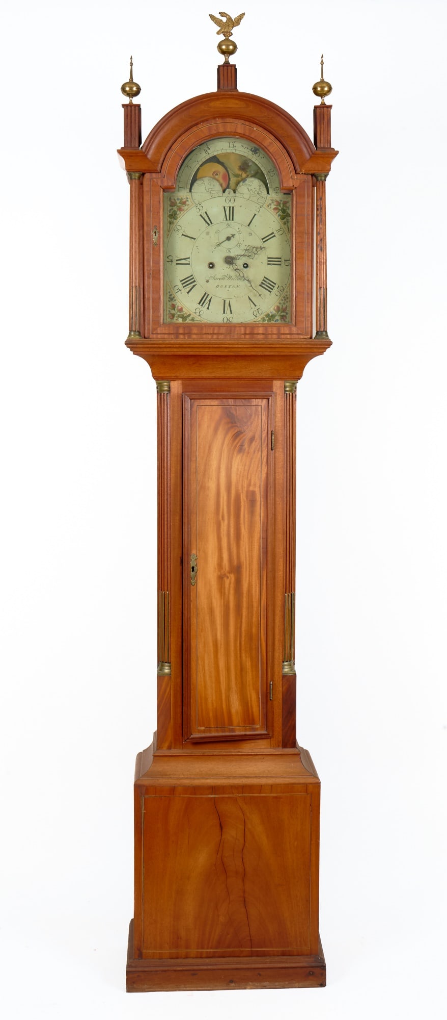 AARON WILLARD BOSTON TALL CASE CLOCK (1 of 16)