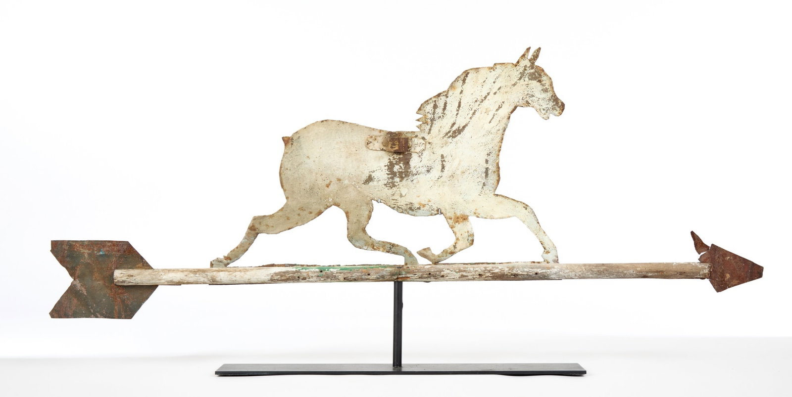 TROTTING HORSE SHEET METAL WEATHERVANE (1 of 15)